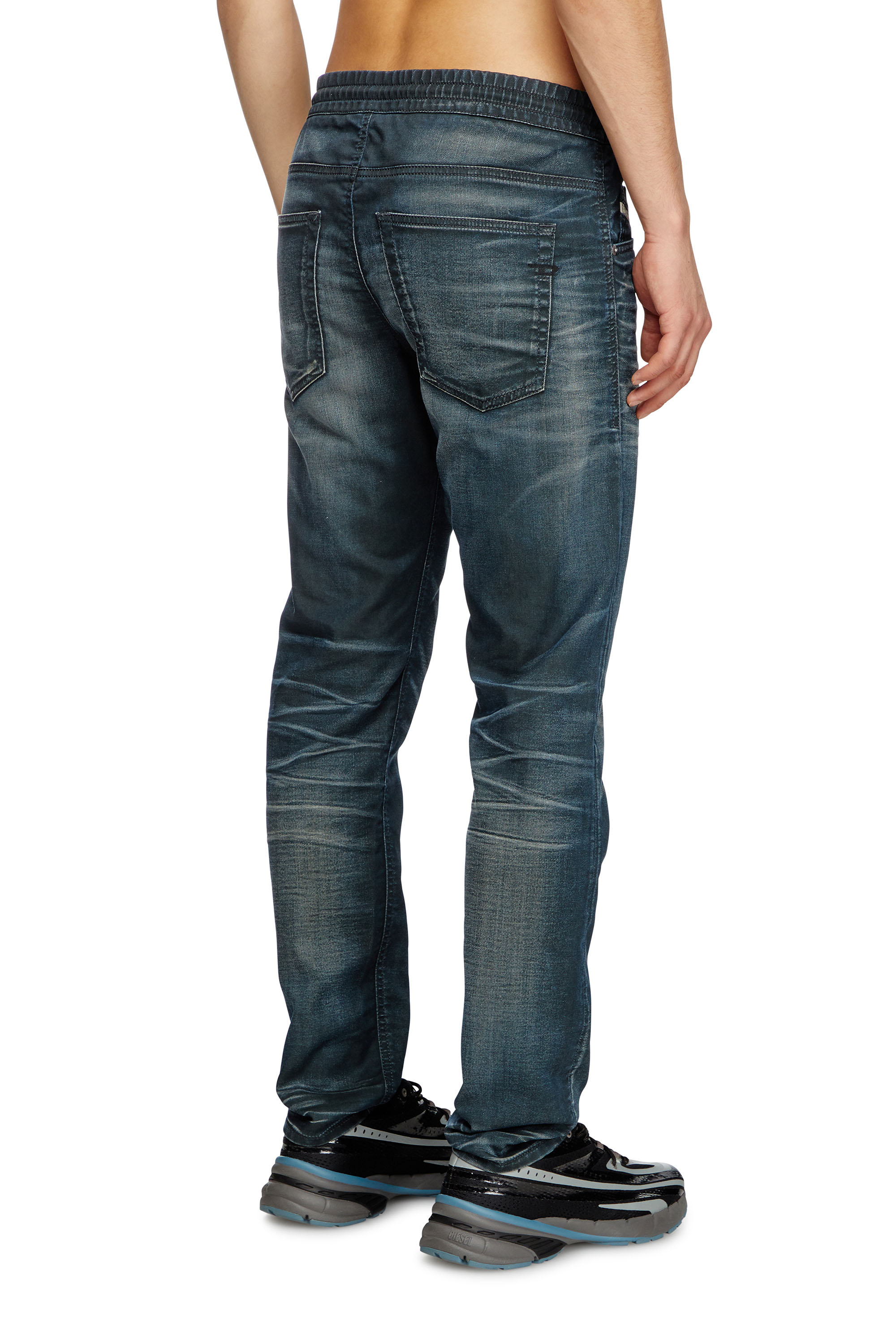 Diesel - Regular 2030 D-Krooley Joggjeans® 068QK Hombre, Azul Oscuro - 4