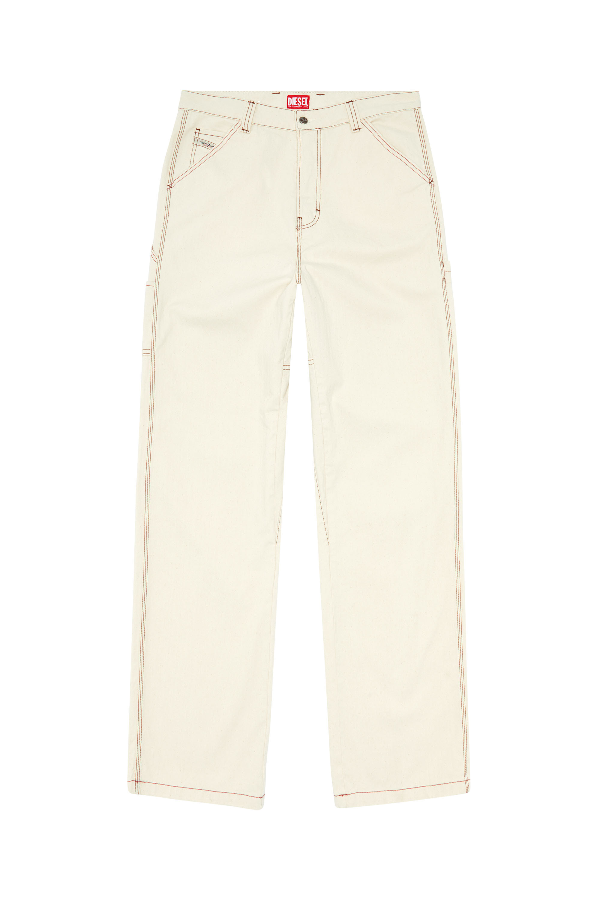 Diesel - Relaxed Jeans D-Livery 0GRDQ Hombre, Blanco - 5