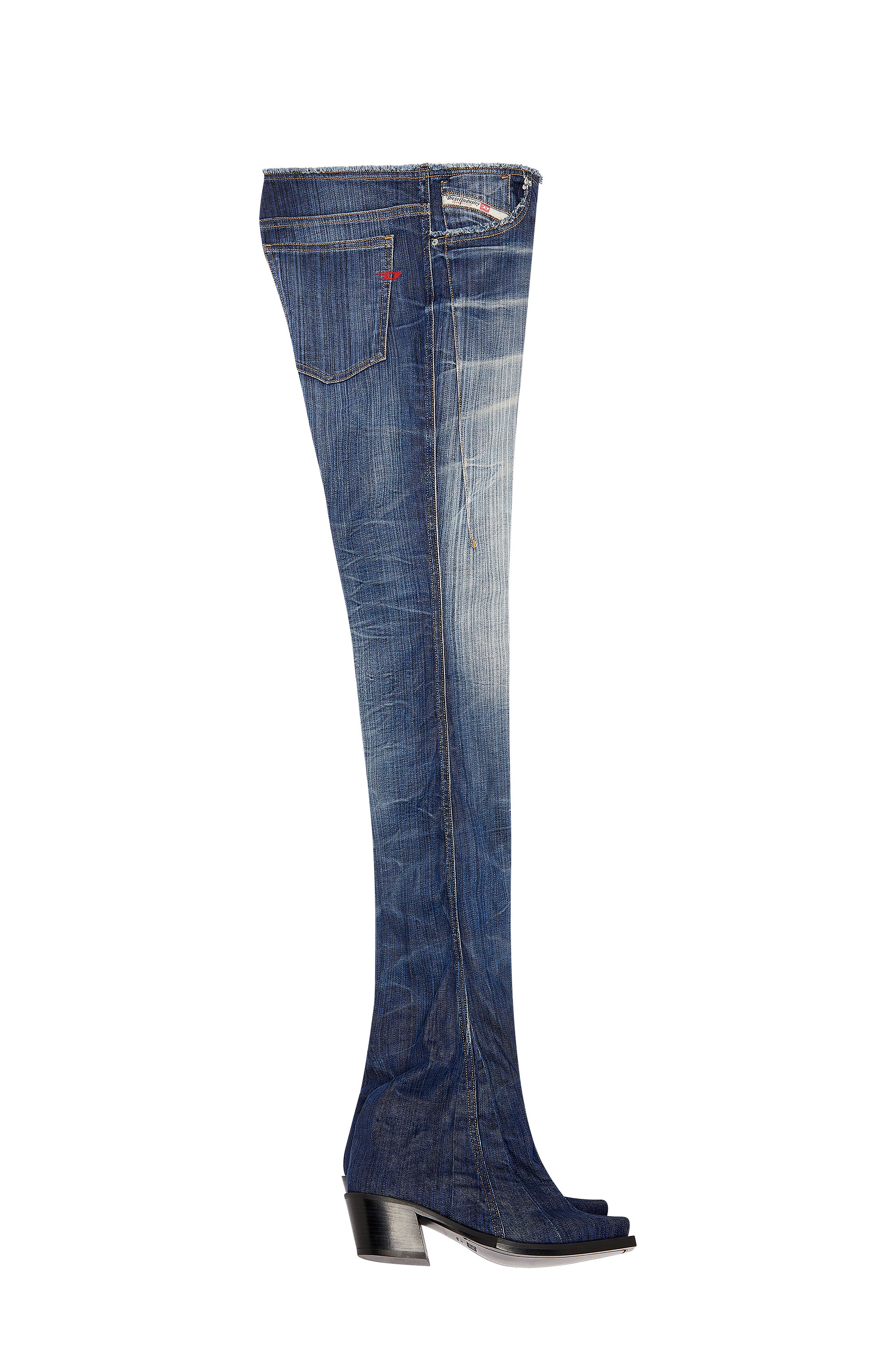 Diesel - Bootcut Jeans D-Bootcutboot 09I03, Azul Oscuro - Image 6