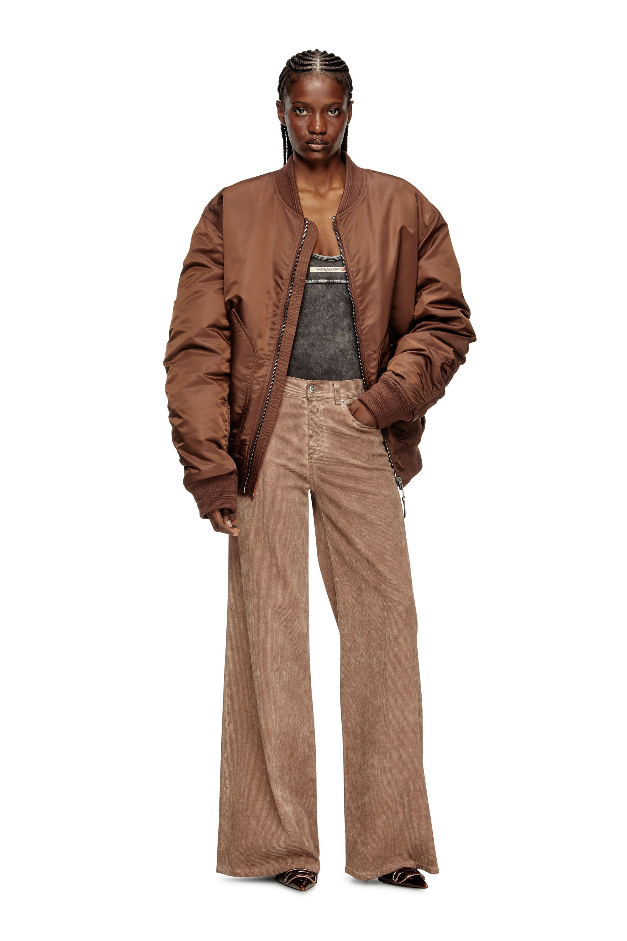 Diesel - Woman's Flare Jeans 1978 D-Akemi 068SD, Pink - 3