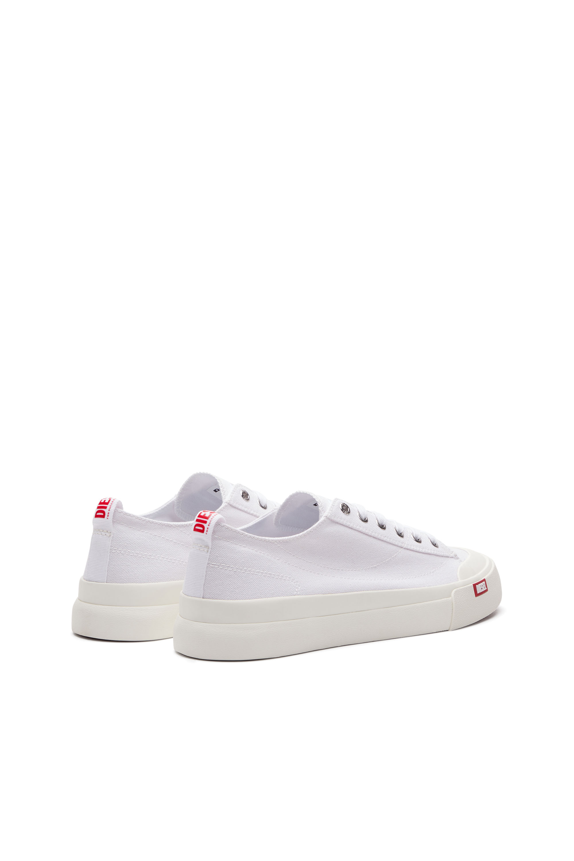 Diesel - S-ATHOS LOW, Man S-Athos Low-Canvas sneakers in White - Image 3