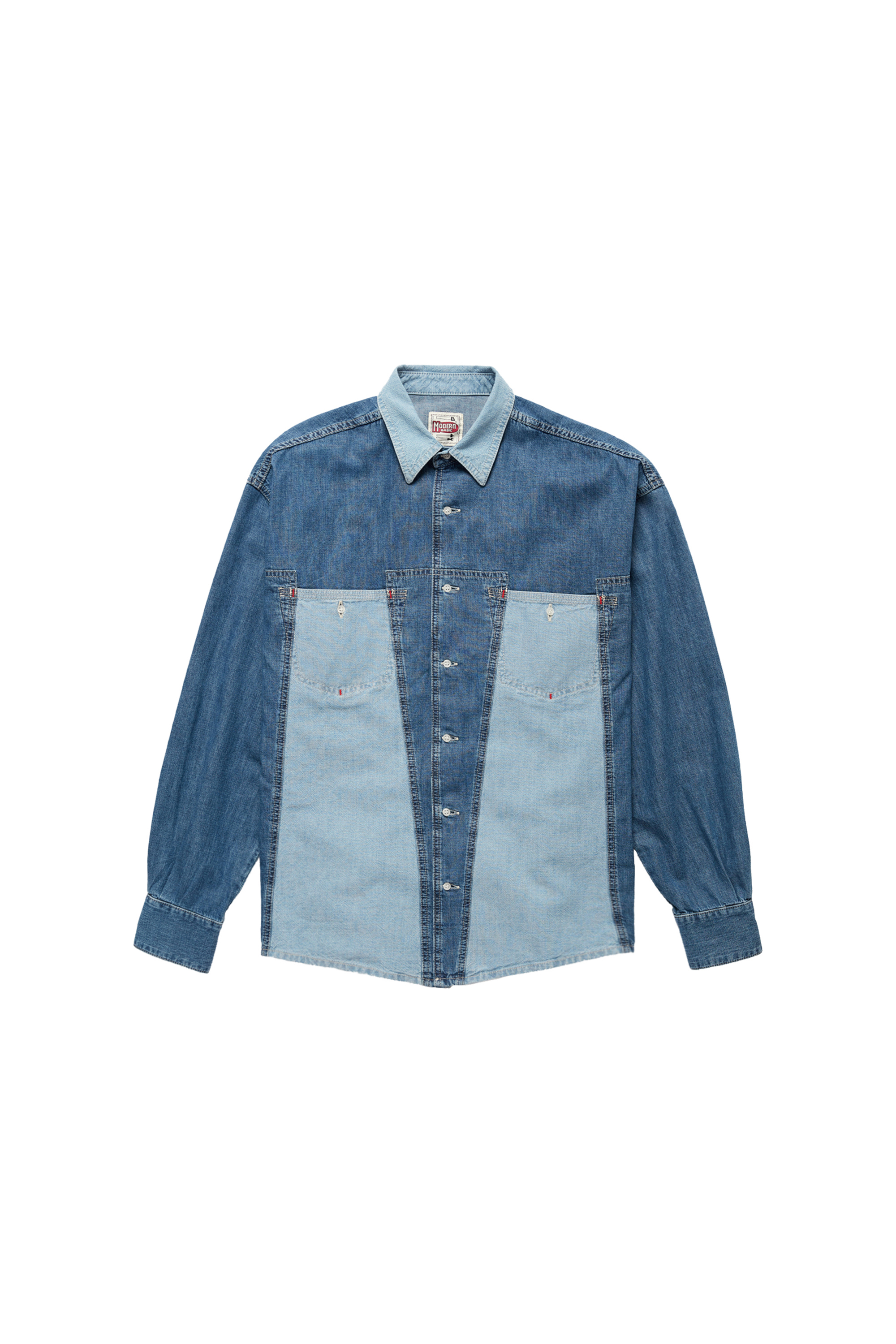 DxD-SHIRT, Medium Blue - Denim Shirts