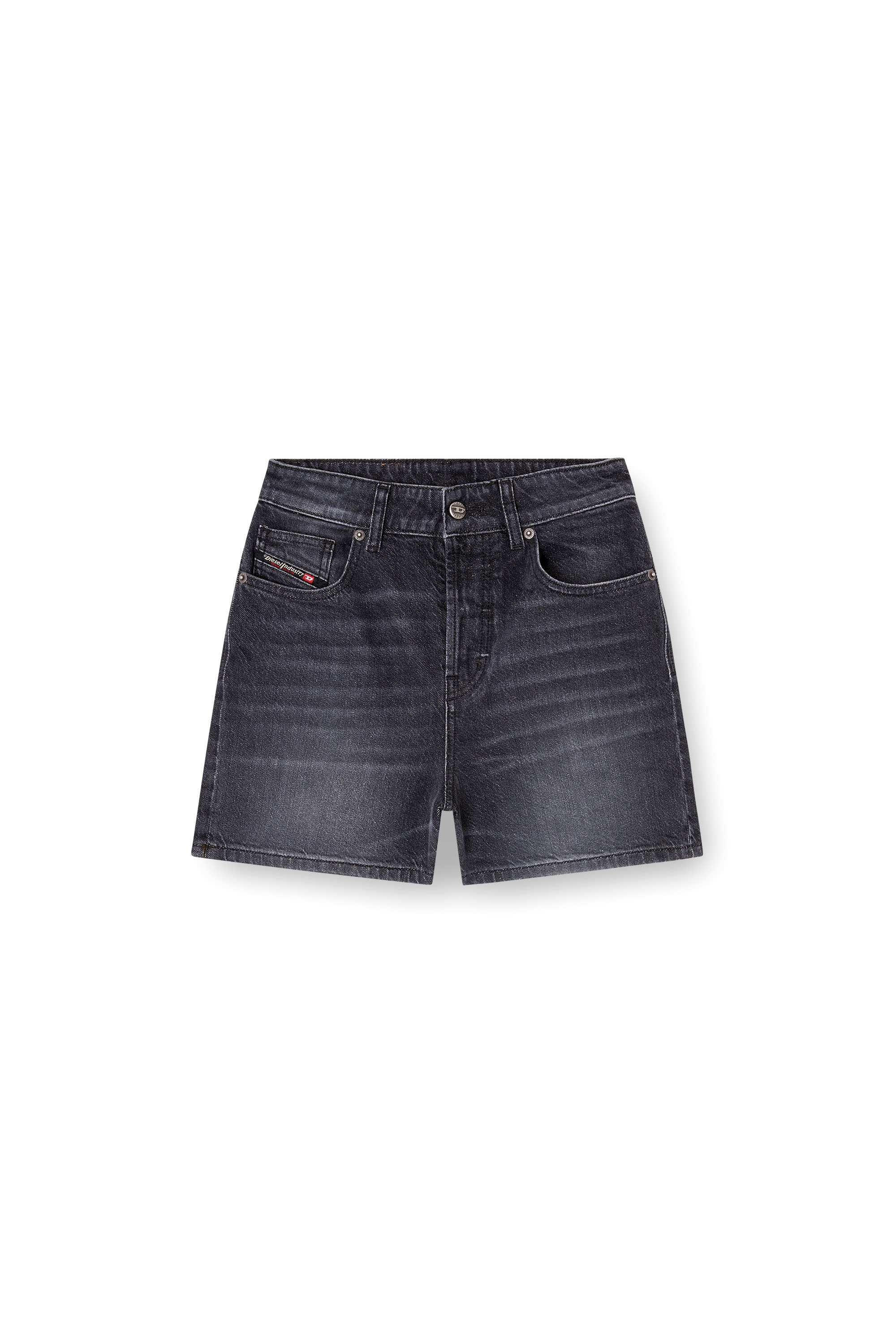 Diesel - DE-JIRO, Woman's Denim shorts in Black - 4