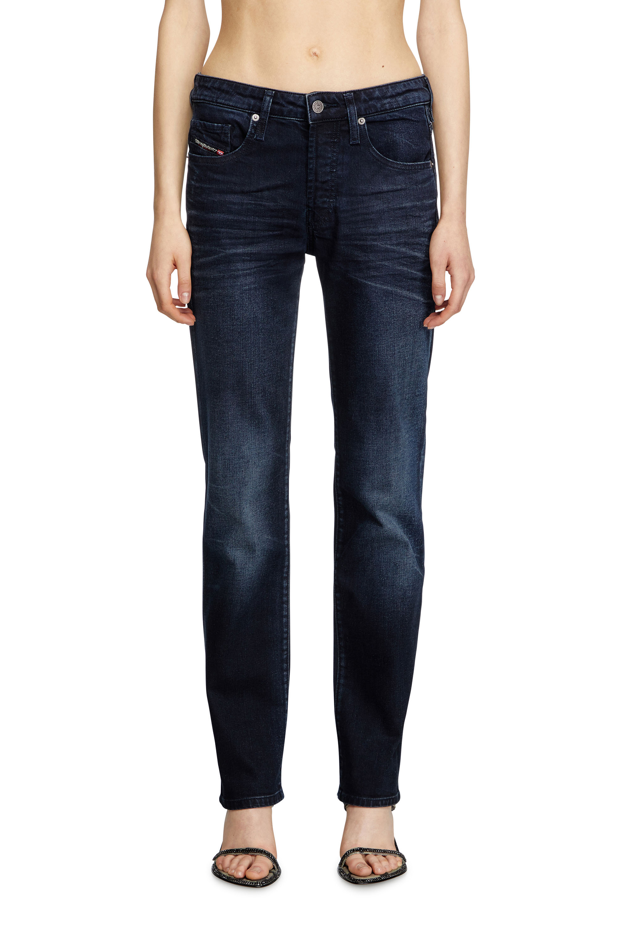 Diesel - Regular Jeans 1989 D-Mine 0BMBX Mujer, Azul Oscuro - 2