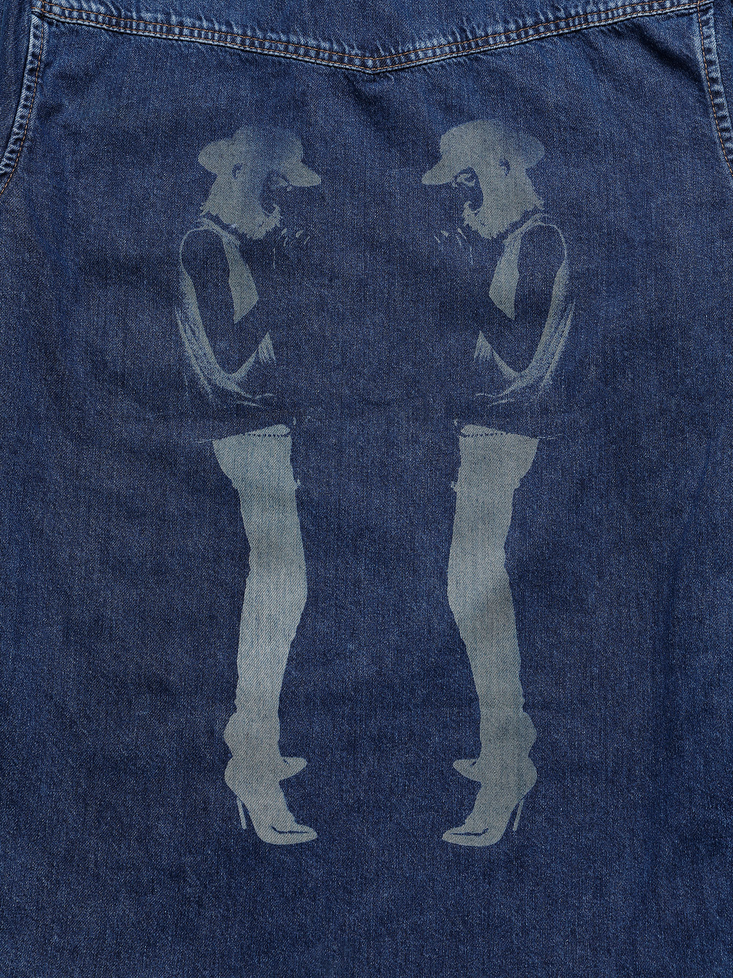 US-D-EAST-P, Azul medio Diesel - US-D-EAST-P, Azul medio - Camisas de Denim - Image 5