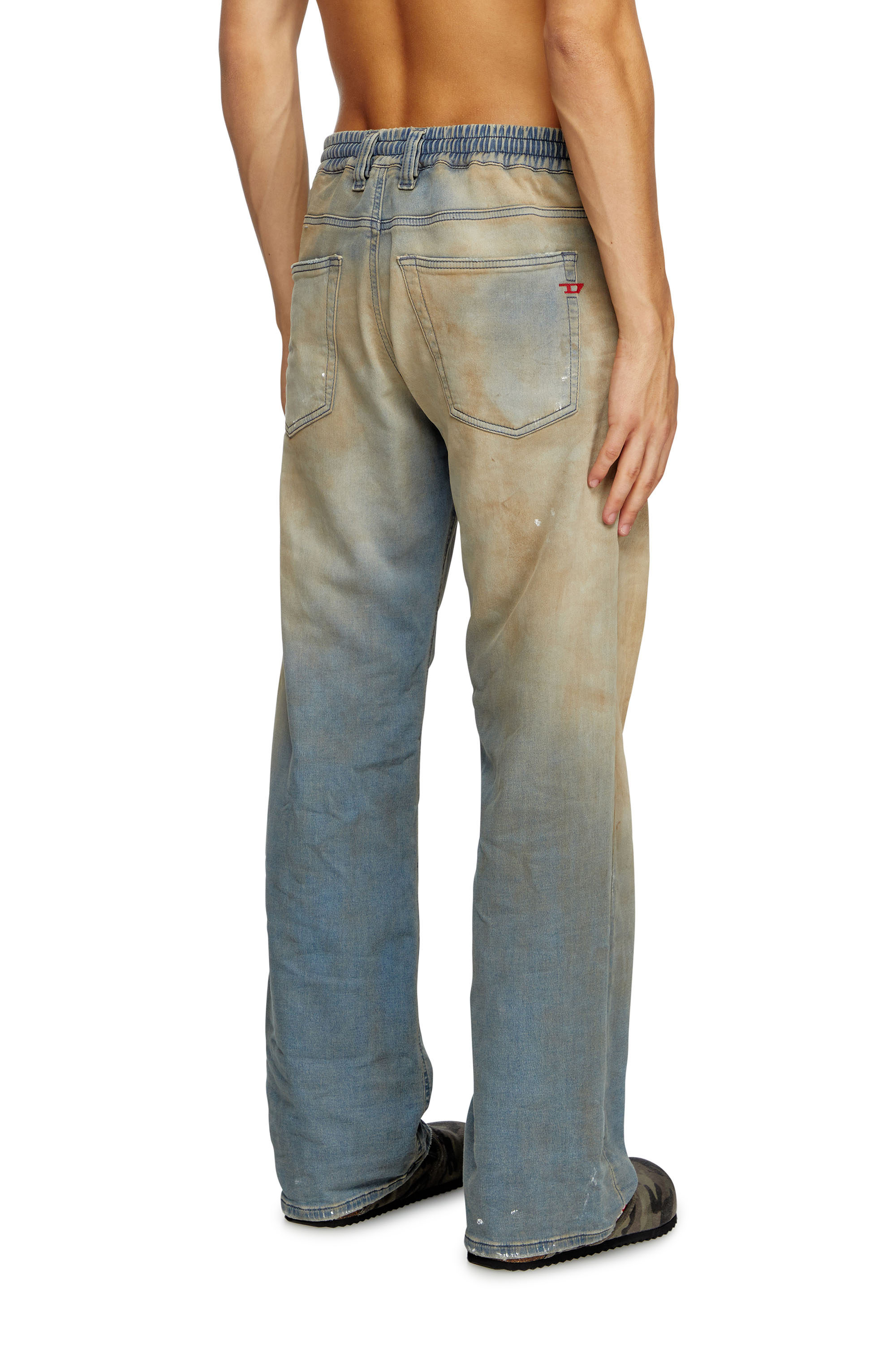 Diesel - Relaxed 2080 D-Reel Joggjeans® 068QL Hombre, Azul Claro - 4