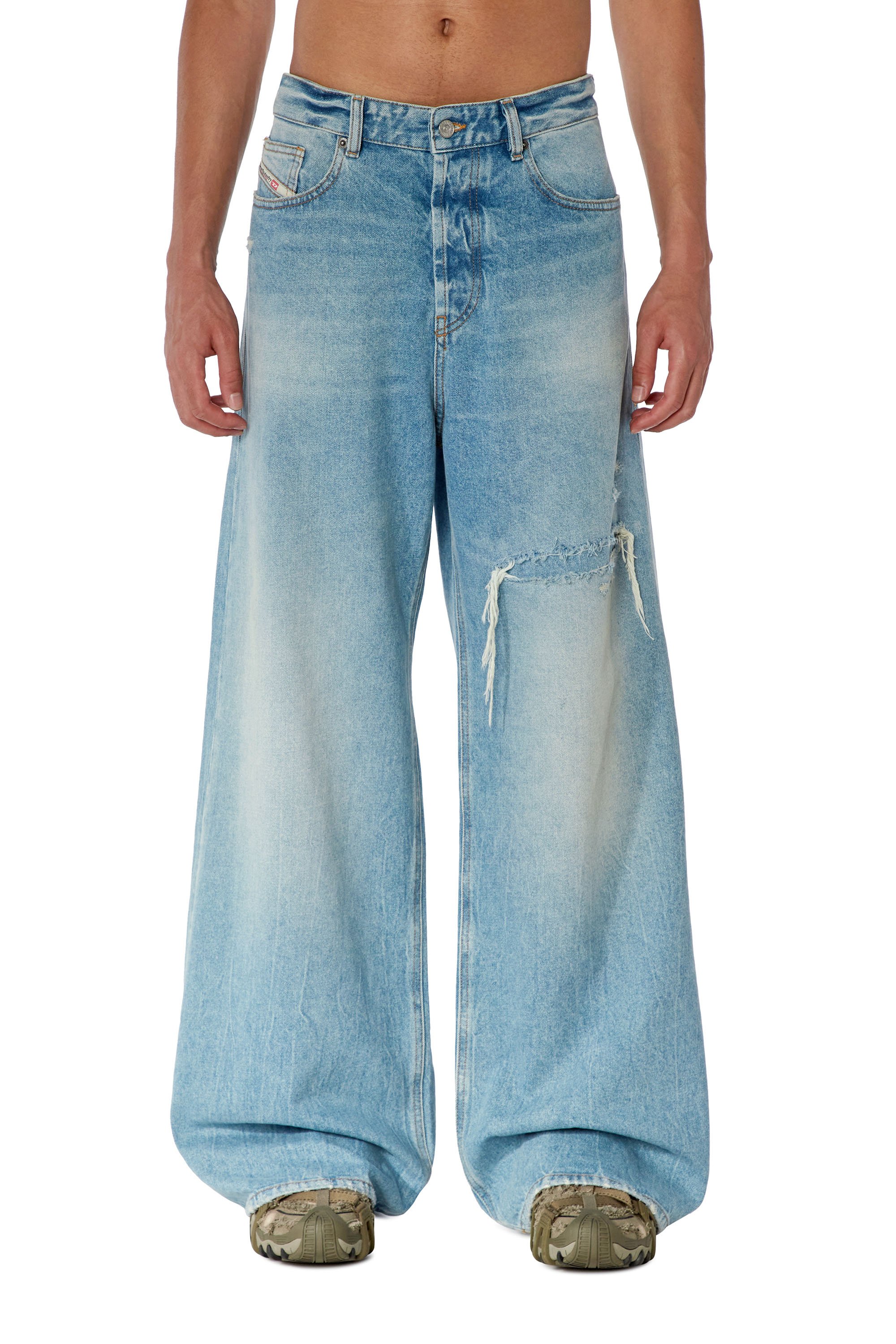 Diesel - Straight Jeans D-Rise 09E25, Hombre Straight Jeans - D-Rise in Azul marino - Image 2