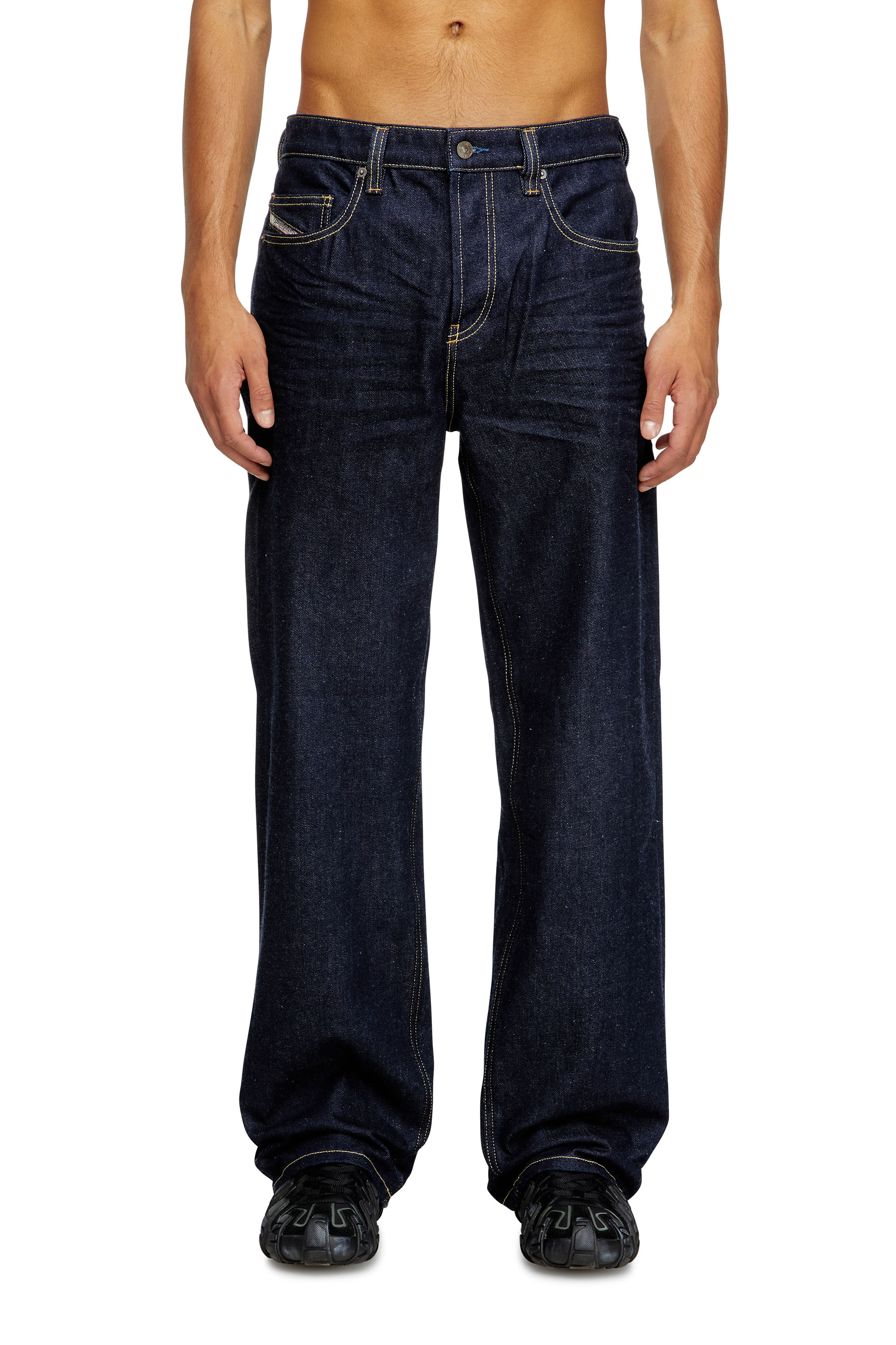 Diesel - Relaxed Jeans 2001 D-Macro 0GRDV Hombre, Azul Oscuro - 1