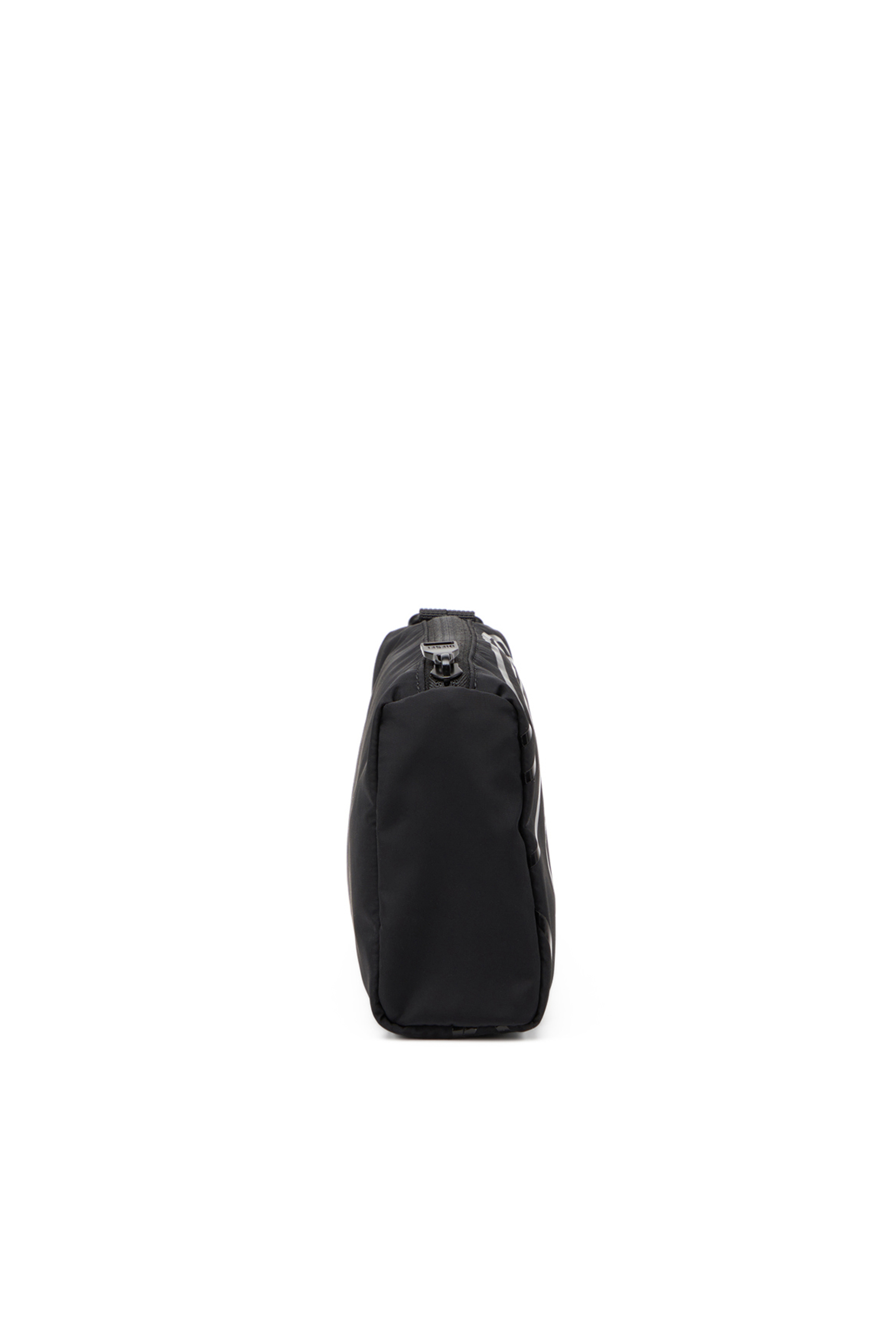 Diesel - DRAPE POUCH, Man's Nylon pouch with Oval D print in Black - 4