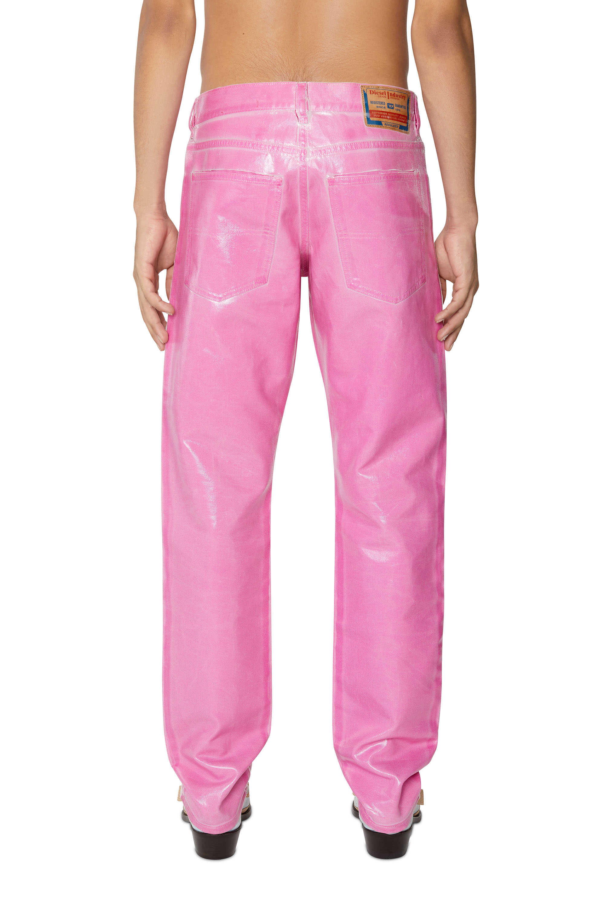 Diesel - 1955 09E50 Straight Jeans, Pink - Image 2