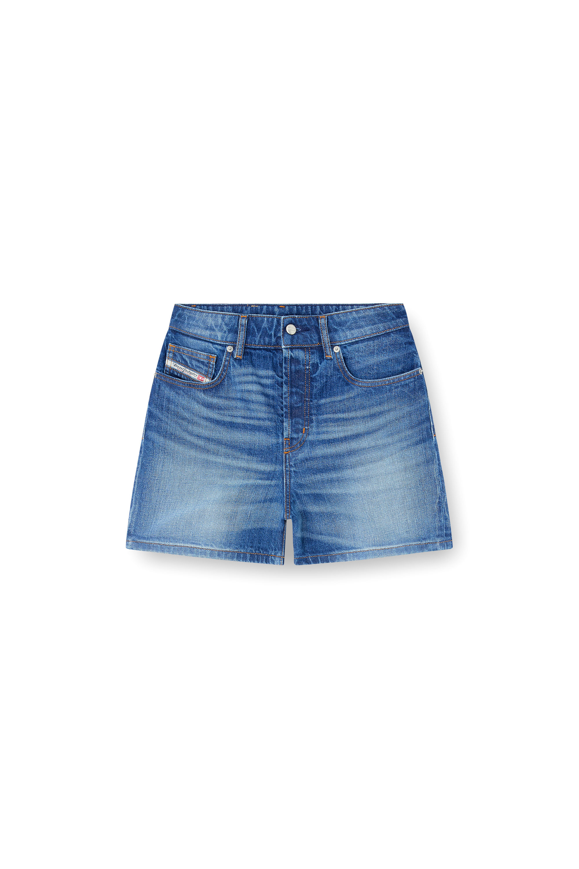 Diesel - DE-JIRO, Pantalones cortos en denim Mujer in Azul marino - 3