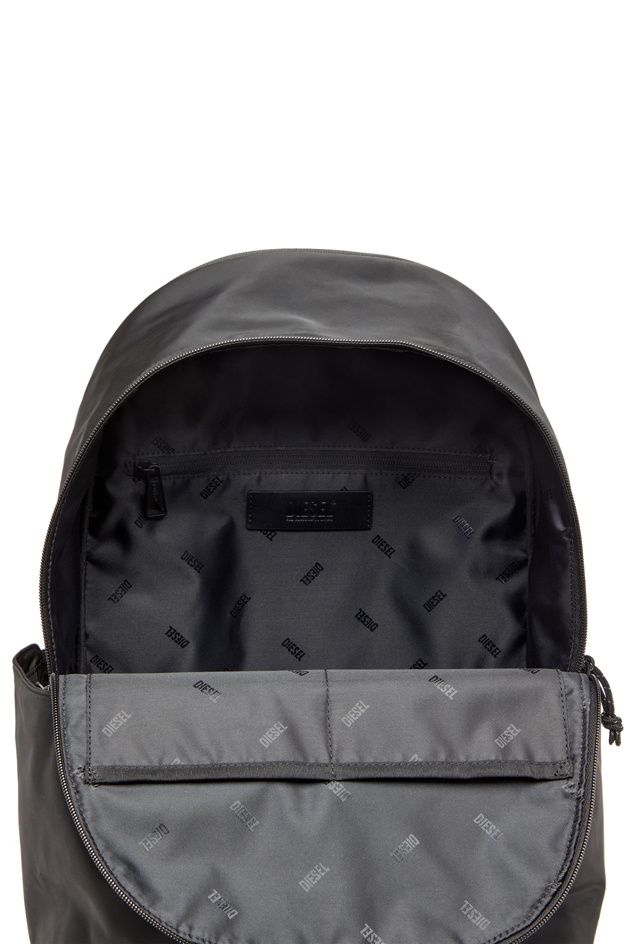 Diesel - D-PACK BACKPACK X, D-Pack-Mochila de tejido con un toque de satén Hombre in Negro - 4