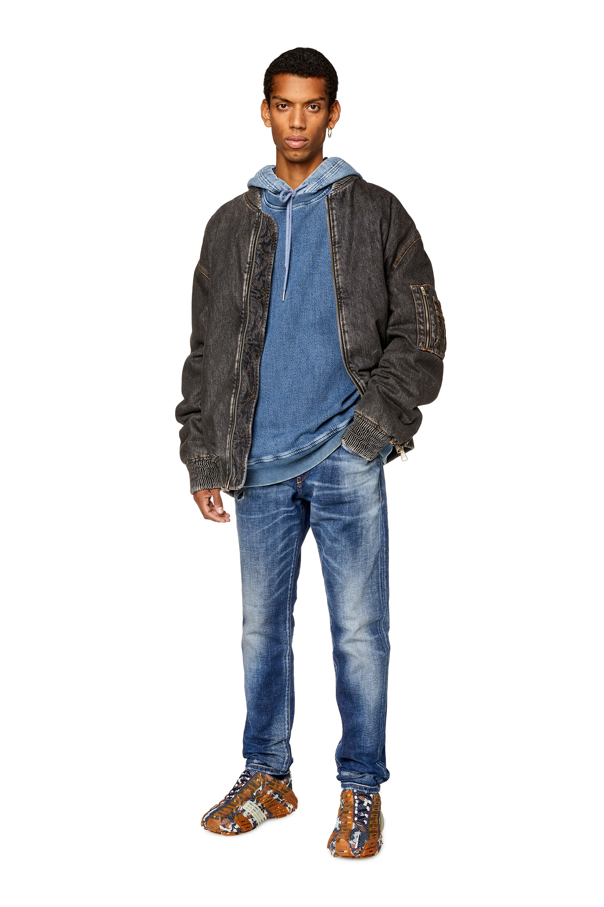 Diesel - Slim Jeans 2019 D-Strukt 09G89, Azul medio - Image 5