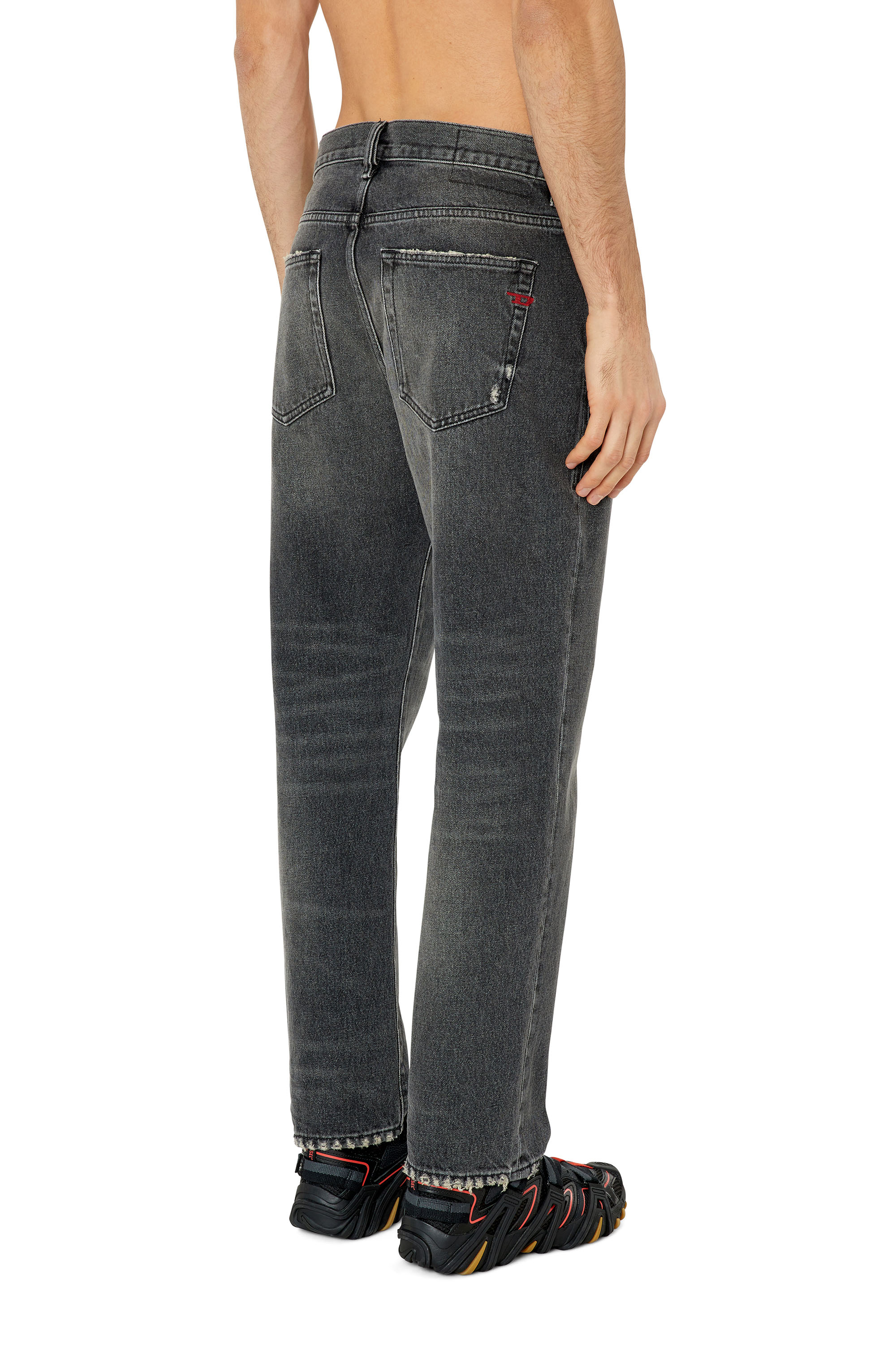 Diesel - Straight Jeans 2020 D-Viker 007K8, Black/Dark grey - Image 2