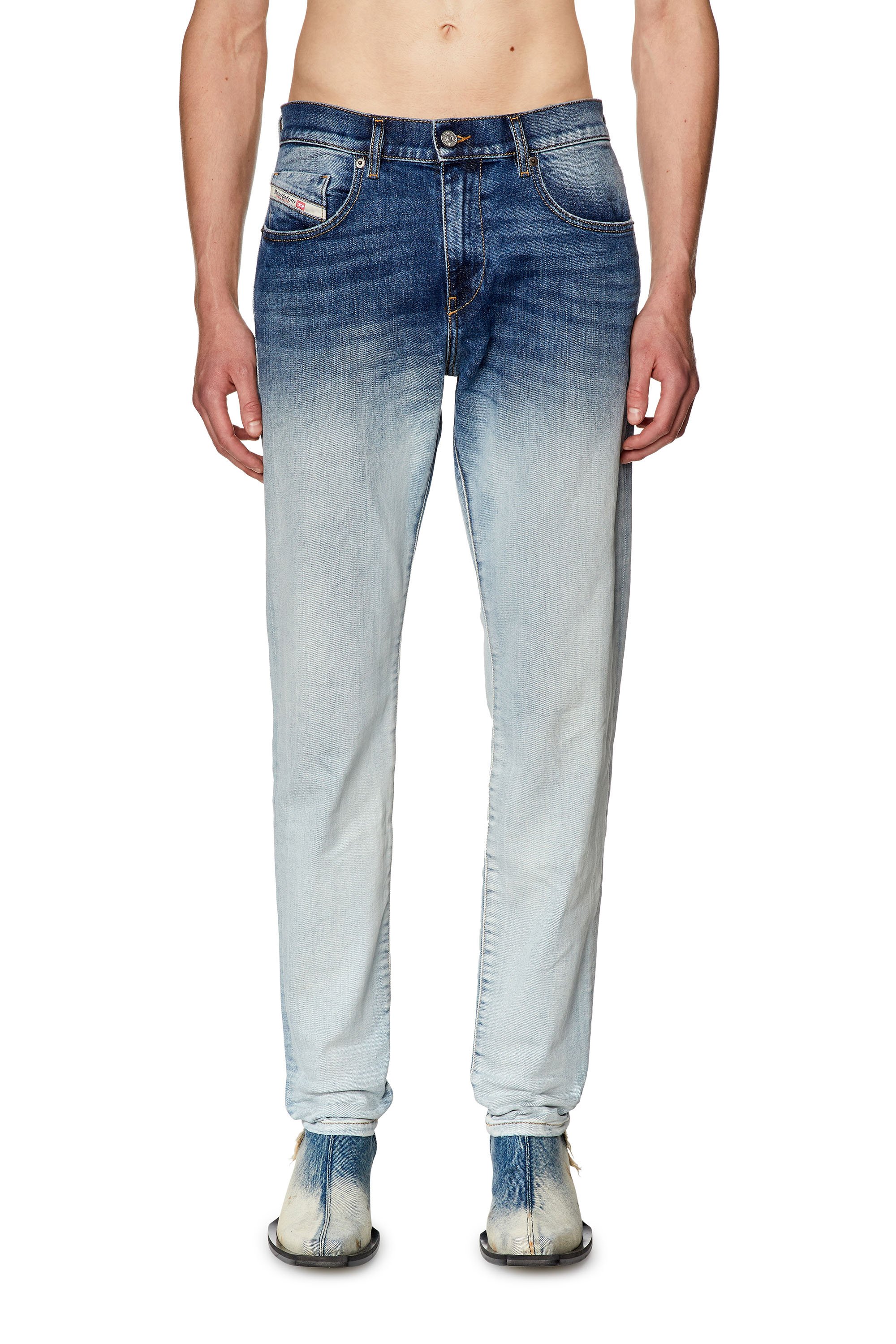 Diesel - Slim Jeans 2019 D-Strukt 09G28, Medium blue - Image 2