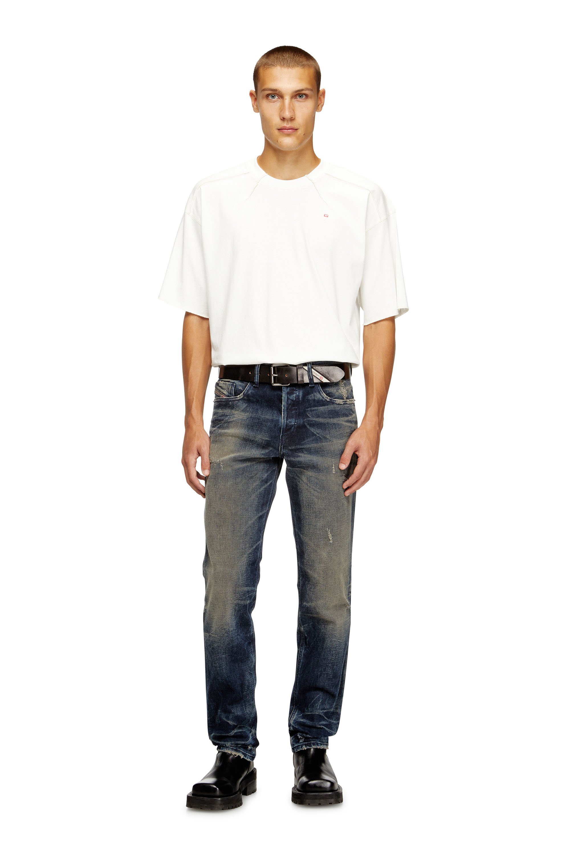 Diesel - Regular Jeans 2023 D-Finitive 09M46 Hombre, Azul Oscuro - 1