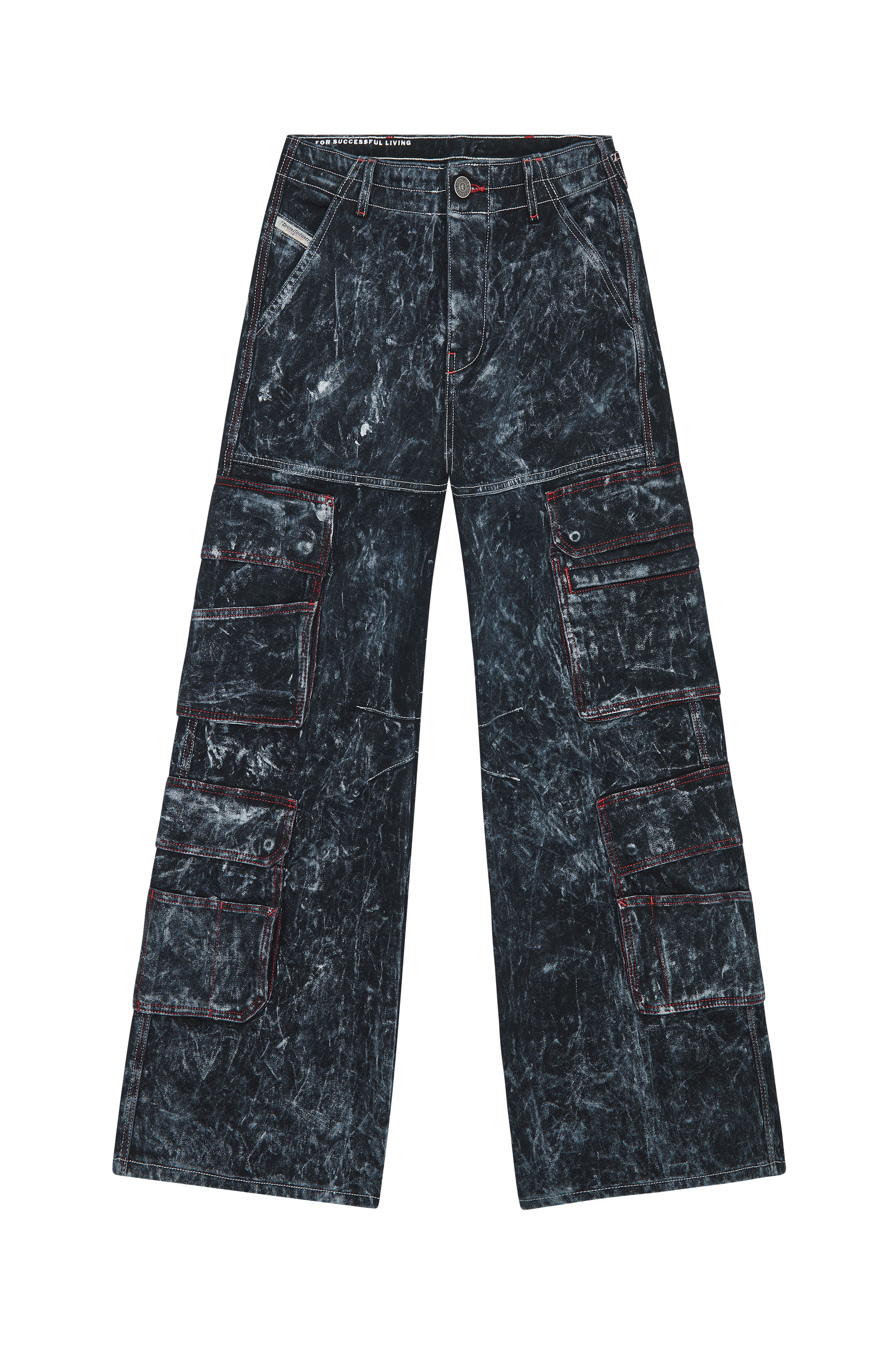 Diesel - D-Sire 0EMAC Straight Jeans, Negro/Gris oscuro - Image 5