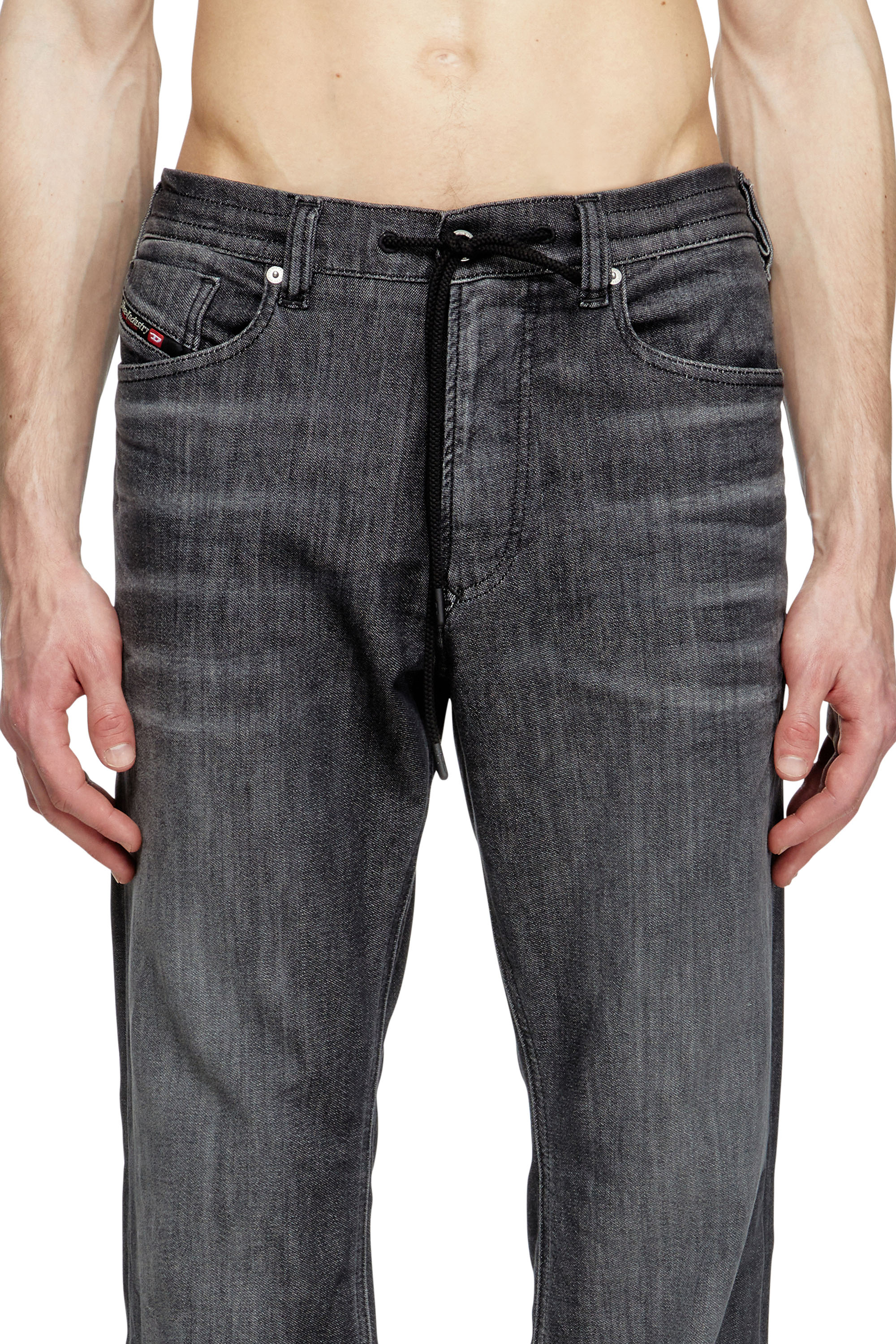 デニム・ジーパン +AMOMENTO+ COLOR BLOCKED PANTSGREY BEIGE AM23SSW04PTGB FILM JACQUARD DENIM - LIGHT GREY - PureAtlanta.com
