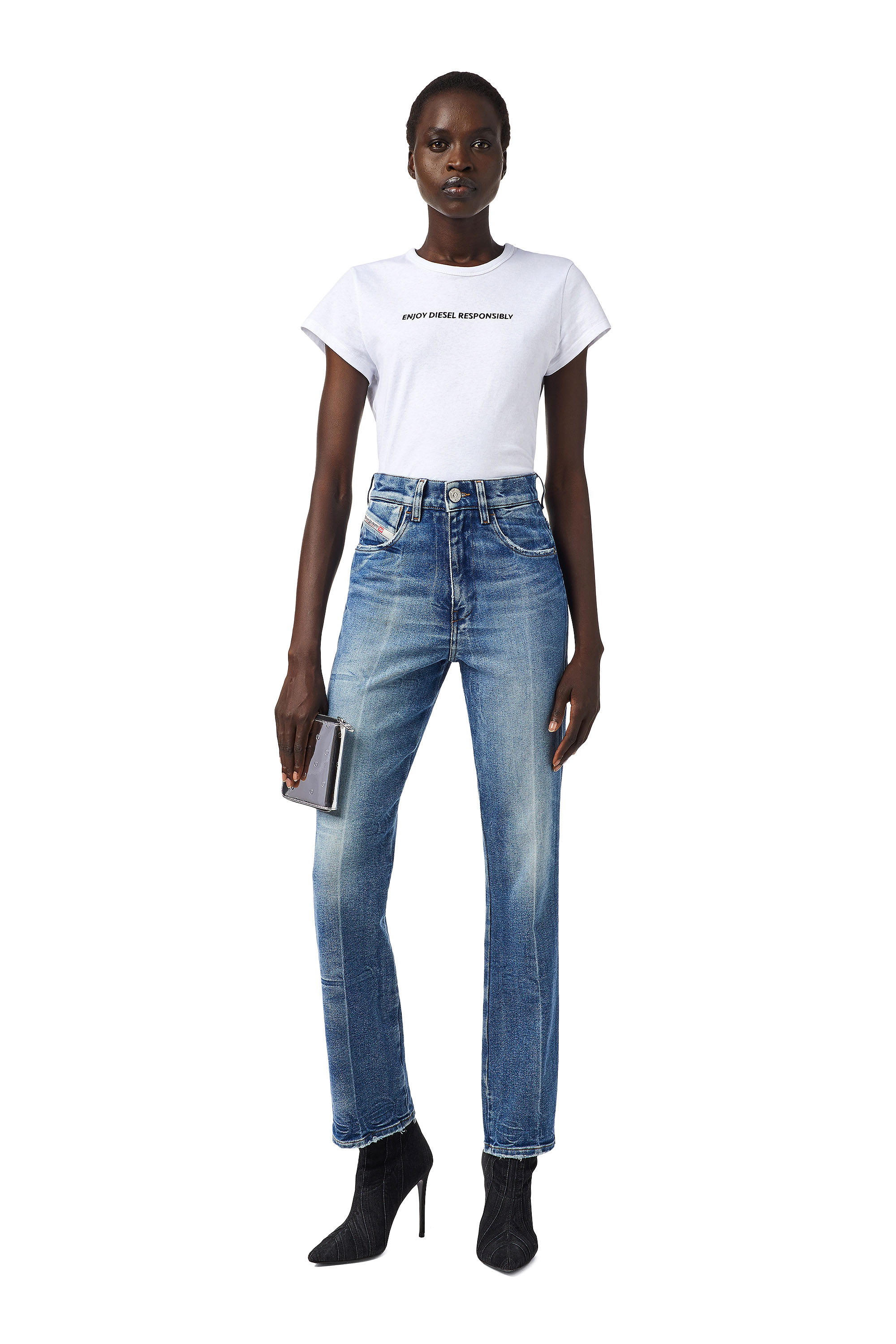 D-Arcy Slim Jeans 09A26, Medium Blue Diesel - D-Arcy Slim Jeans 09A26, Medium Blue - Image 1