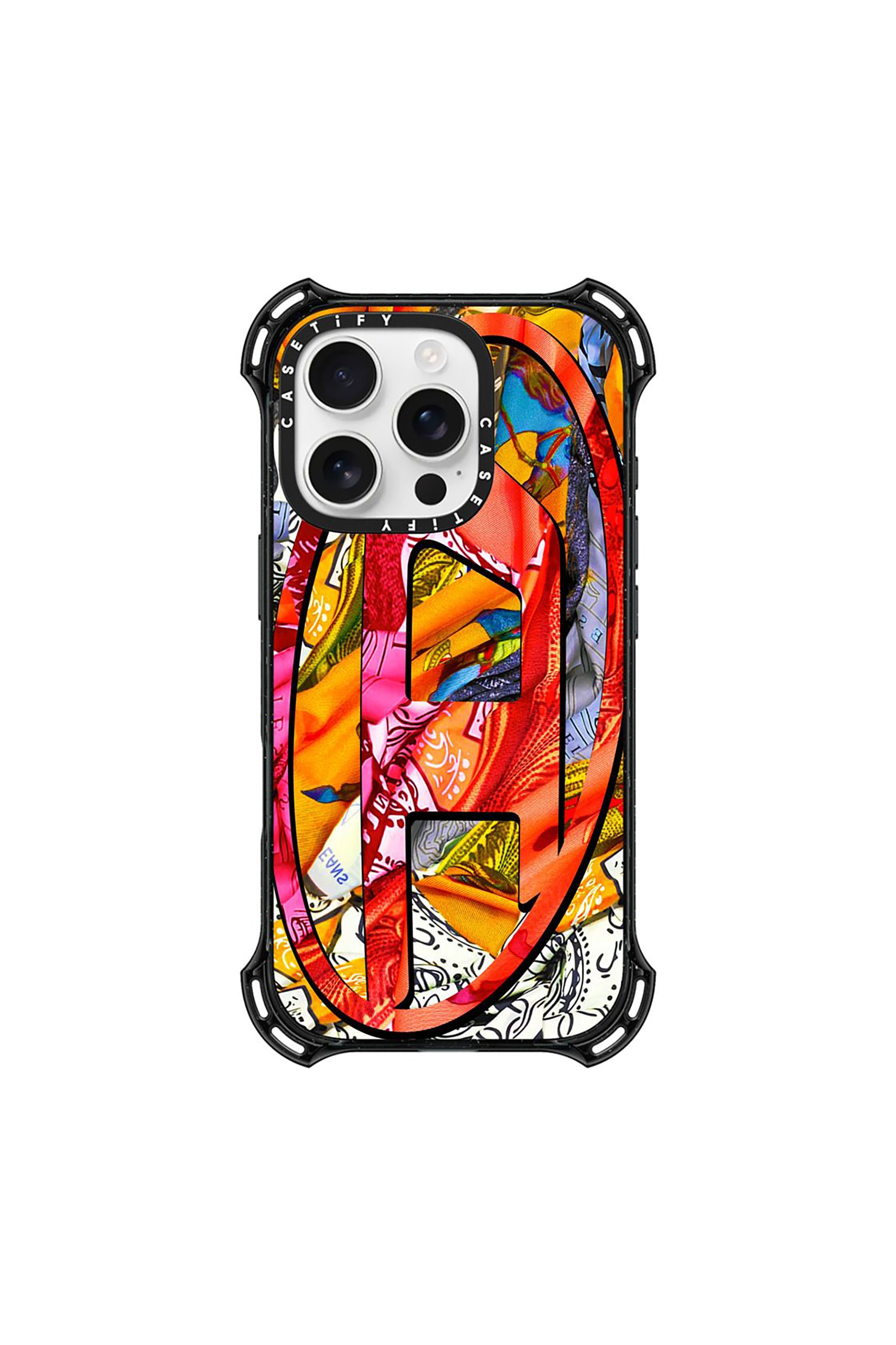 Diesel - 60314 CASETIFY MOULDED CASE, Funda Bandana iPhone 16 Pro Unisex in Multicolor - 1