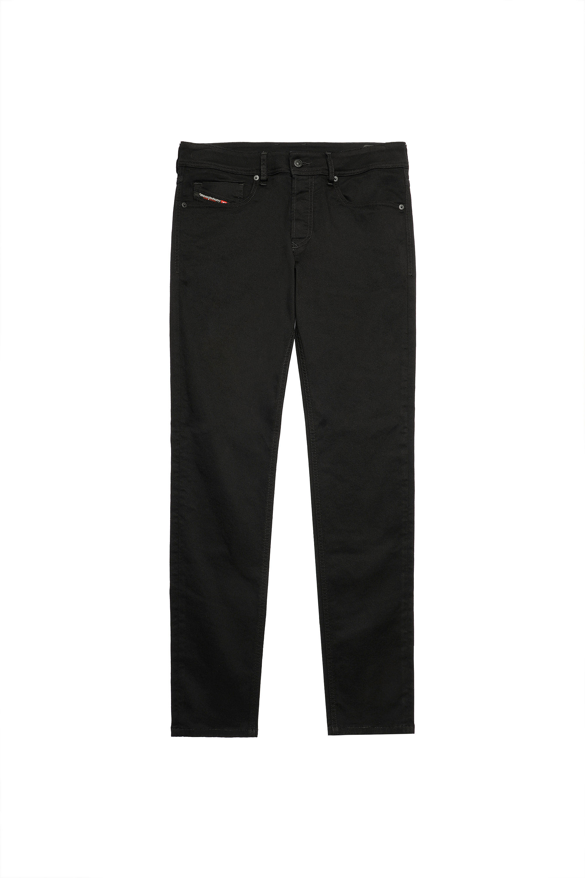 Diesel - Sleenker Skinny Jeans 069EI, Black/Dark Grey - Image 6