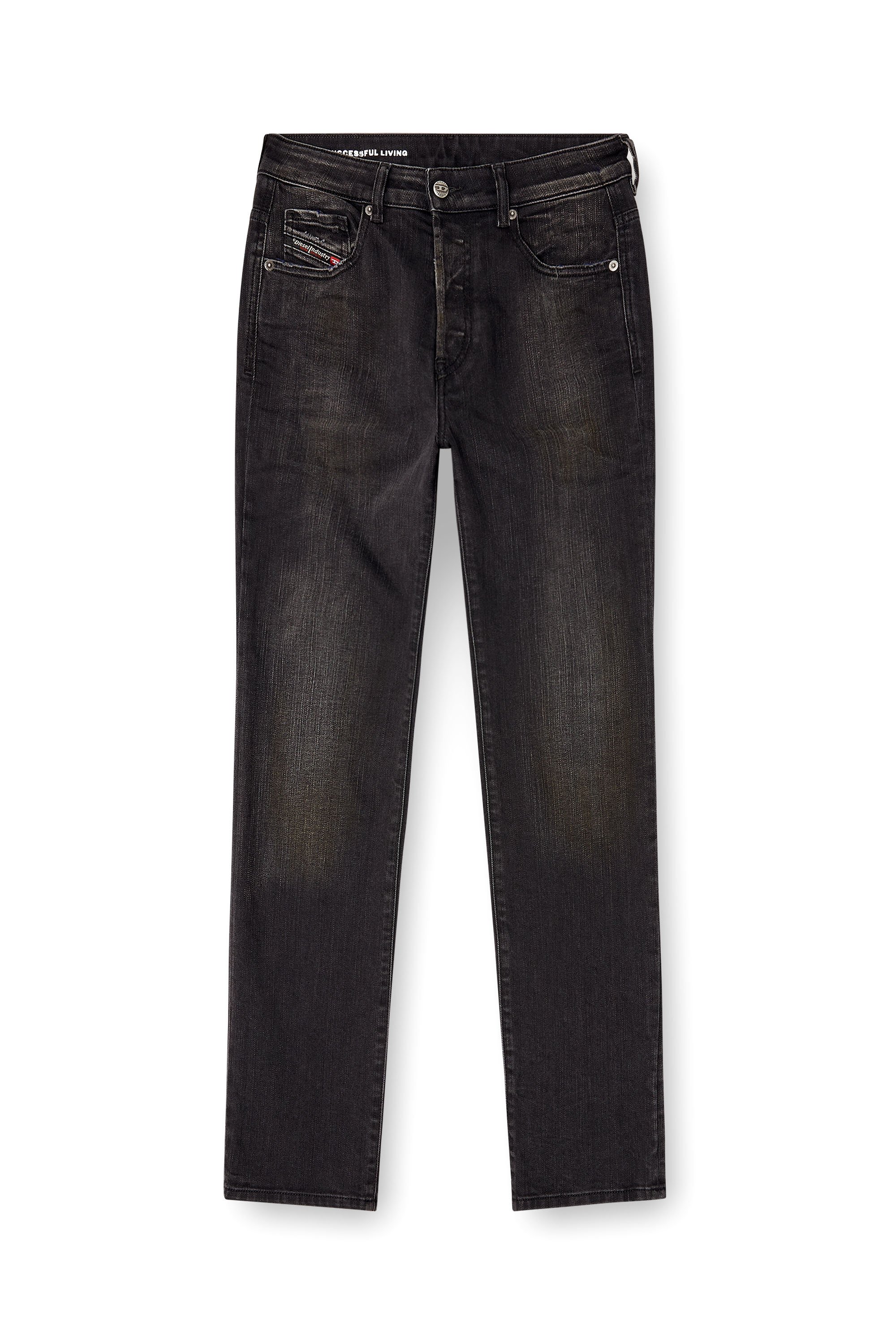 Diesel - Regular Jeans 1989 D-Mine 09M75 Mujer, Negro/Gris oscuro - 3