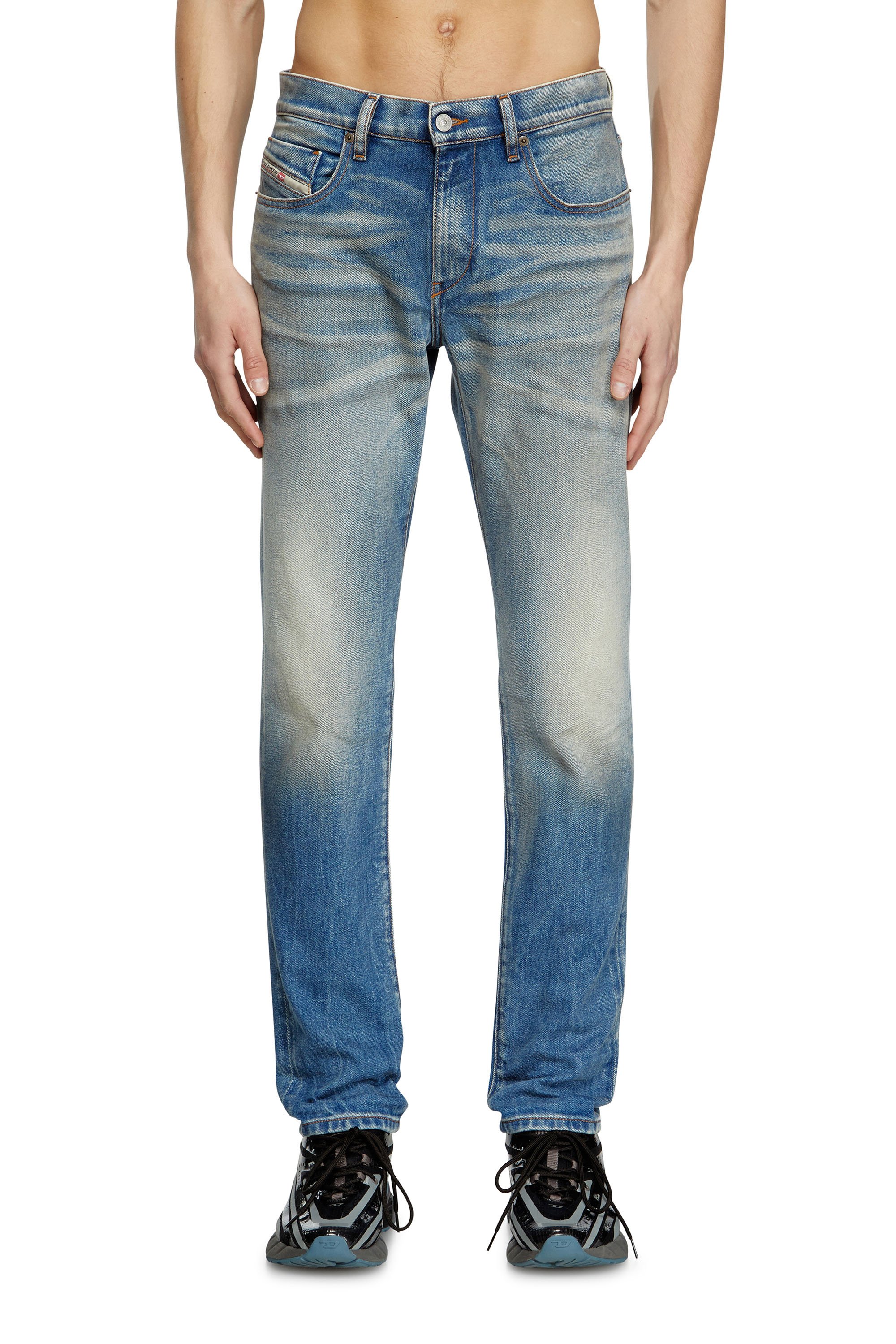 Diesel - Slim Jeans 2019 D-Strukt 09L30 Hombre, Azul medio - 2