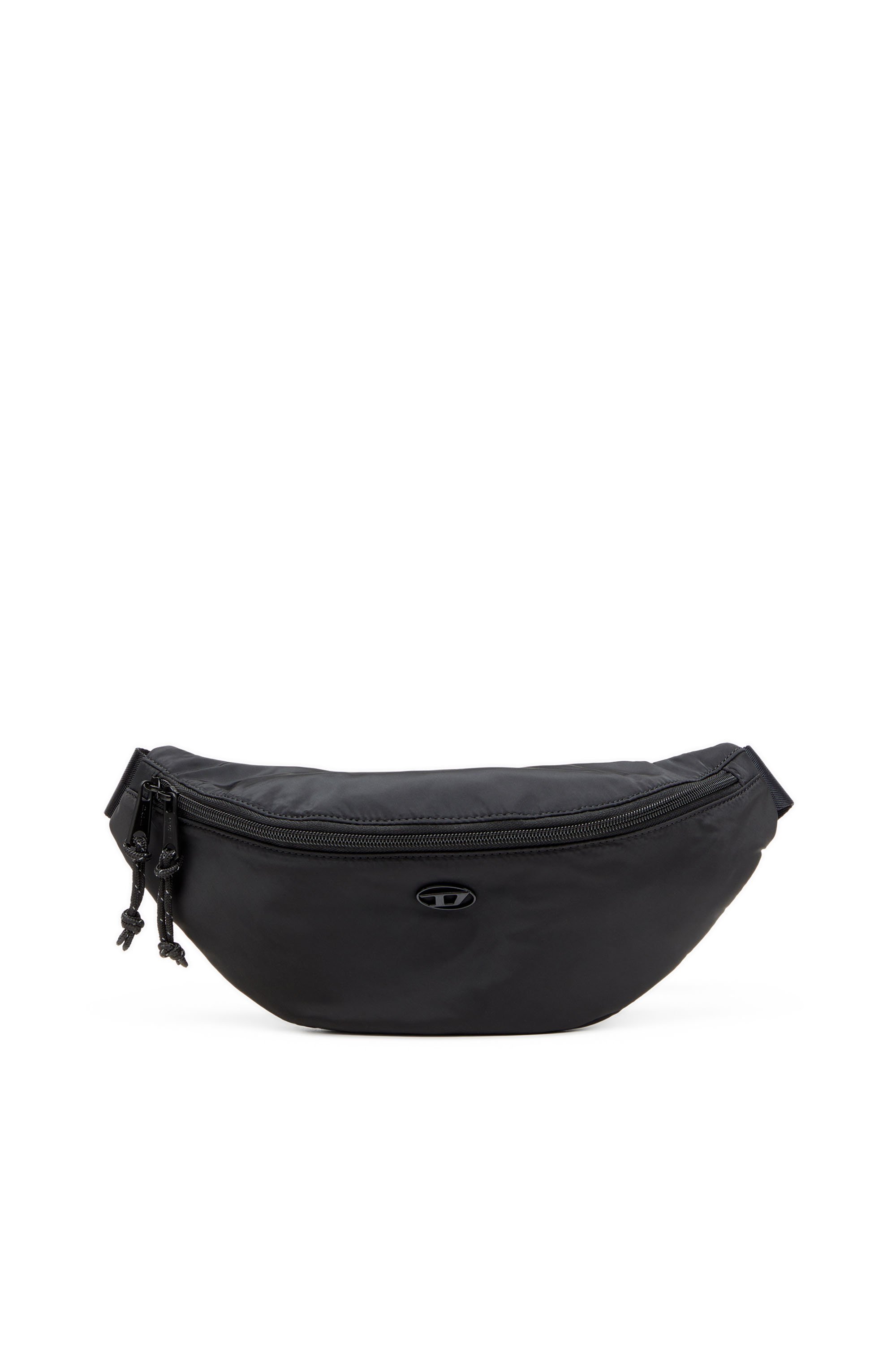 Diesel - D-PACK BELTBAG X, Man's D-Pack-Belt bag in satin-touch fabric in Black - 1