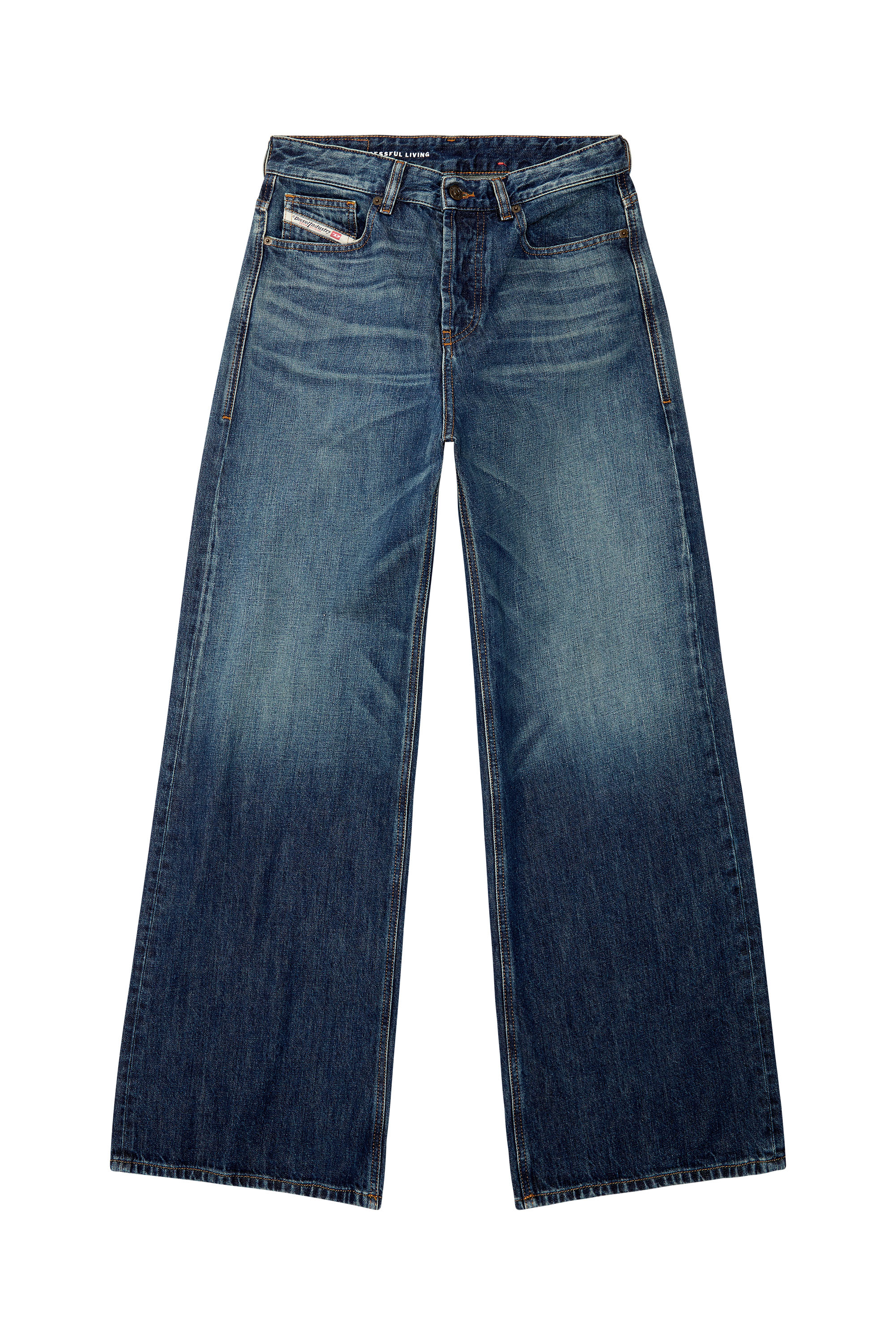 Diesel - Straight Jeans 1996 D-Sire 09H59, Mujer Straight Jeans - 1996 D-Sire in Azul marino - Image 7