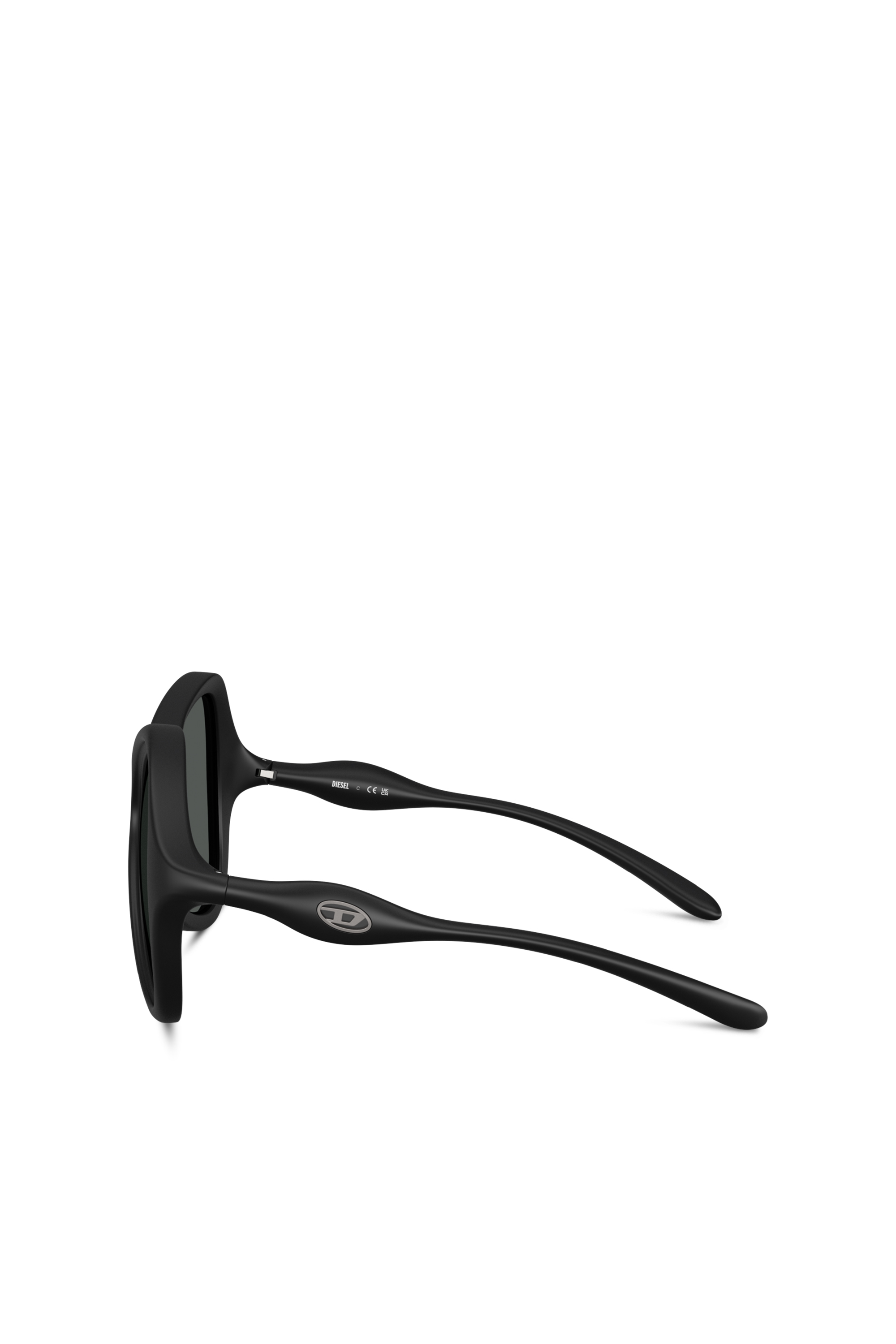 Diesel - 0DL3010U, Unisex's Cat-eye style sunglasses in Black - 3