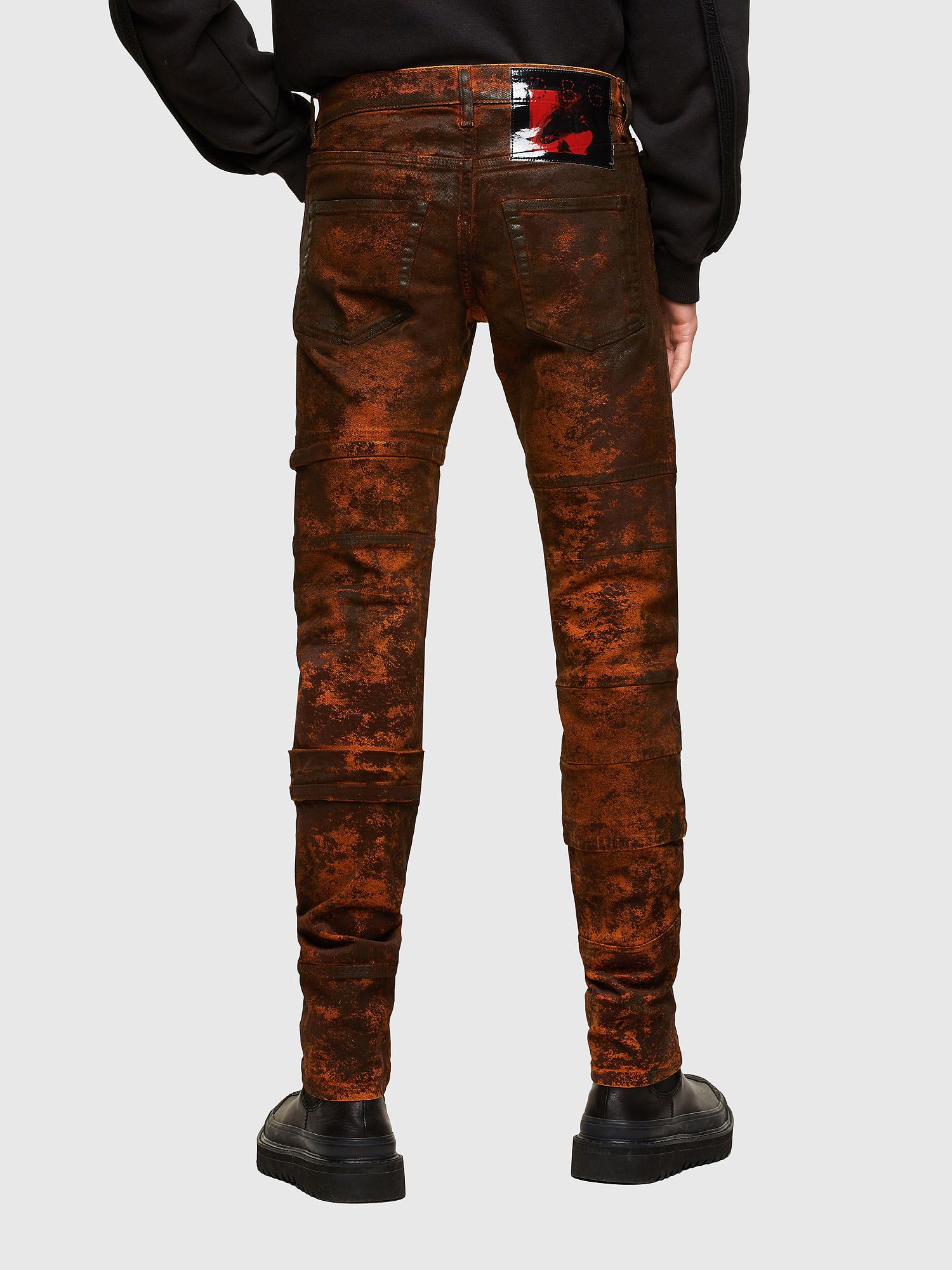 diesel jeans orange