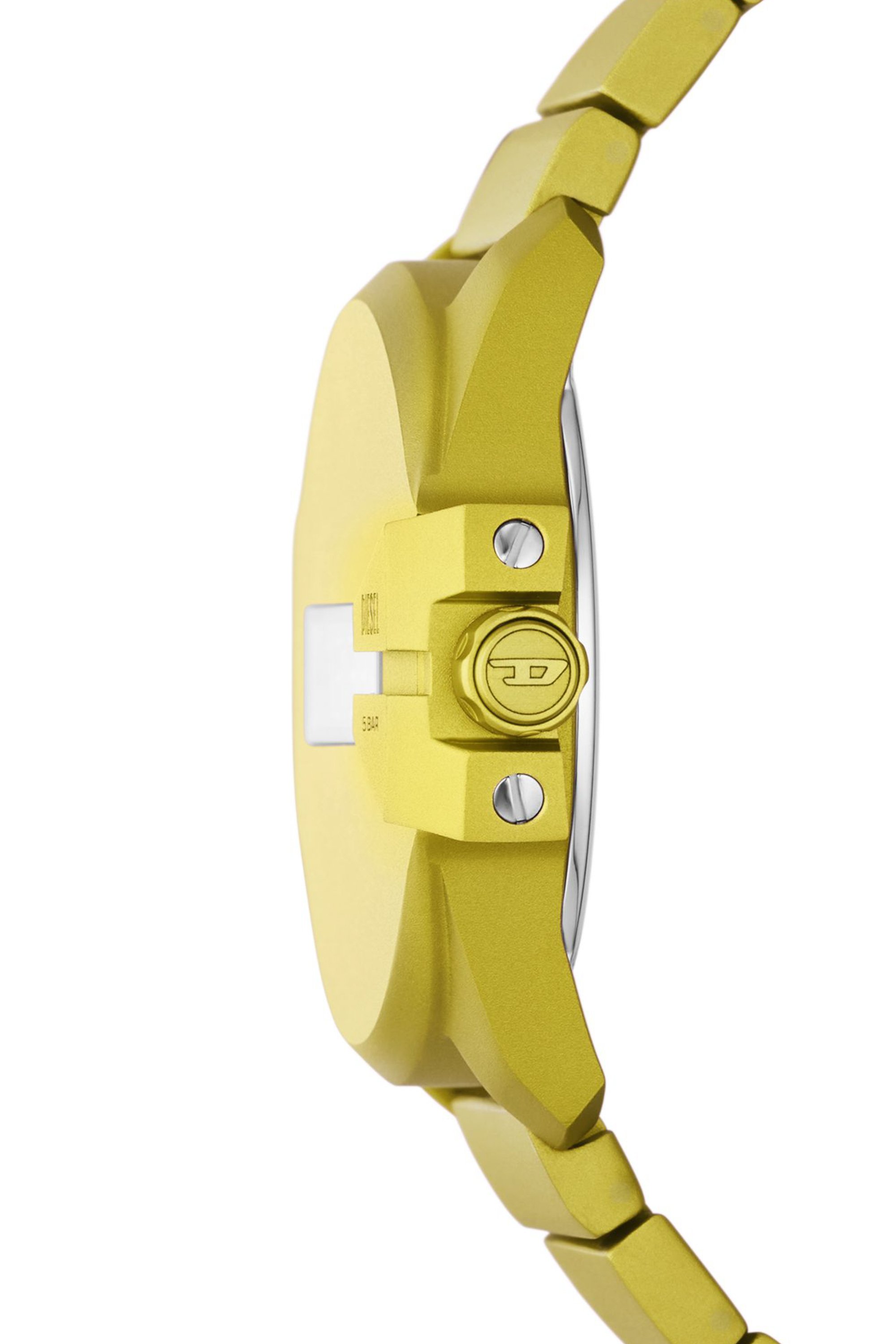 Diesel - DZ2207 WATCH, Man Baby chief digital yellow aluminum watch in Yellow - Image 3