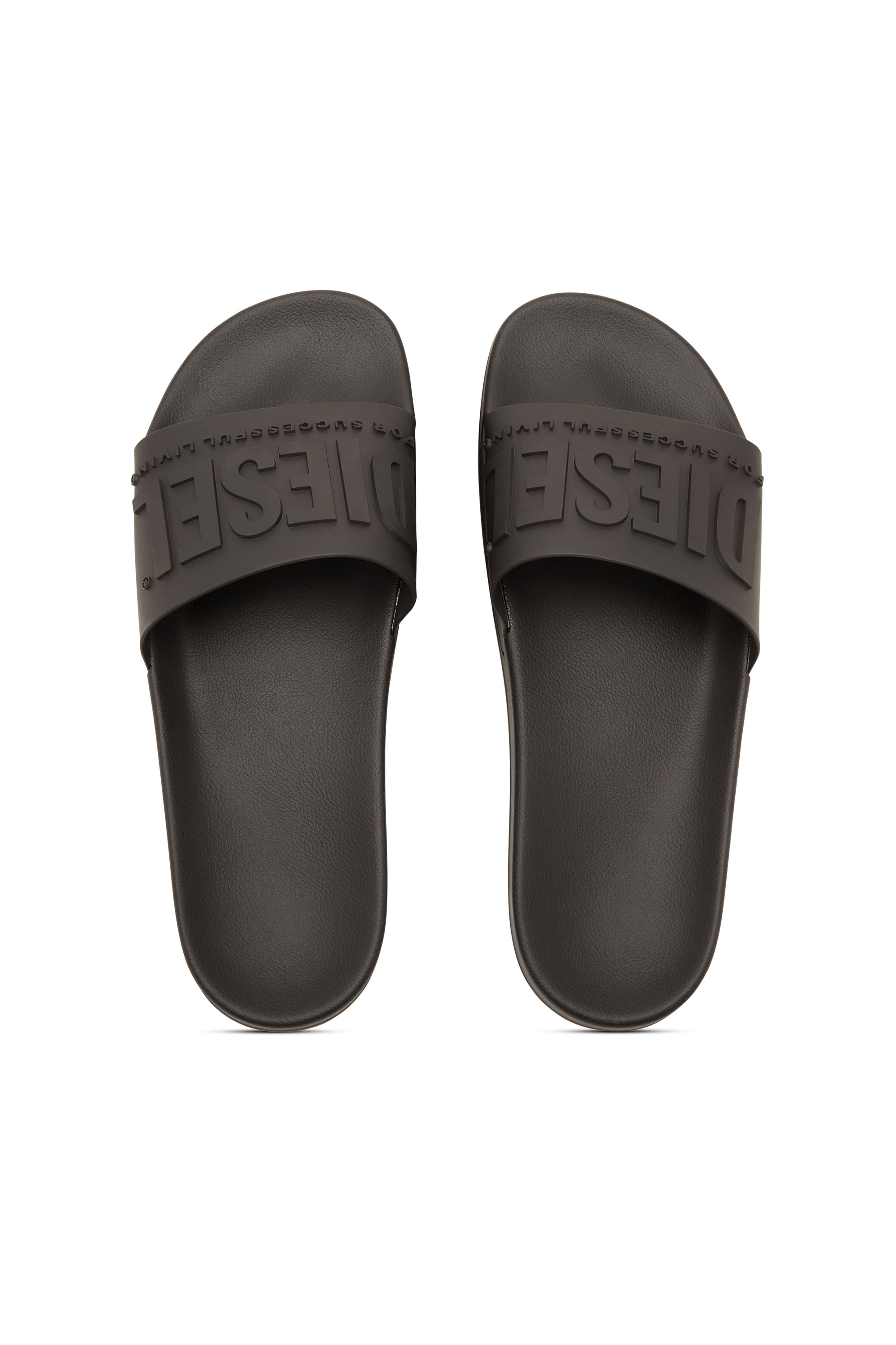★DIESEL★ SA Mayemi Slide Blue Y02801P4441H5215 Diesel's rubber slides for Man | Diesel SA-MAYEMI CC