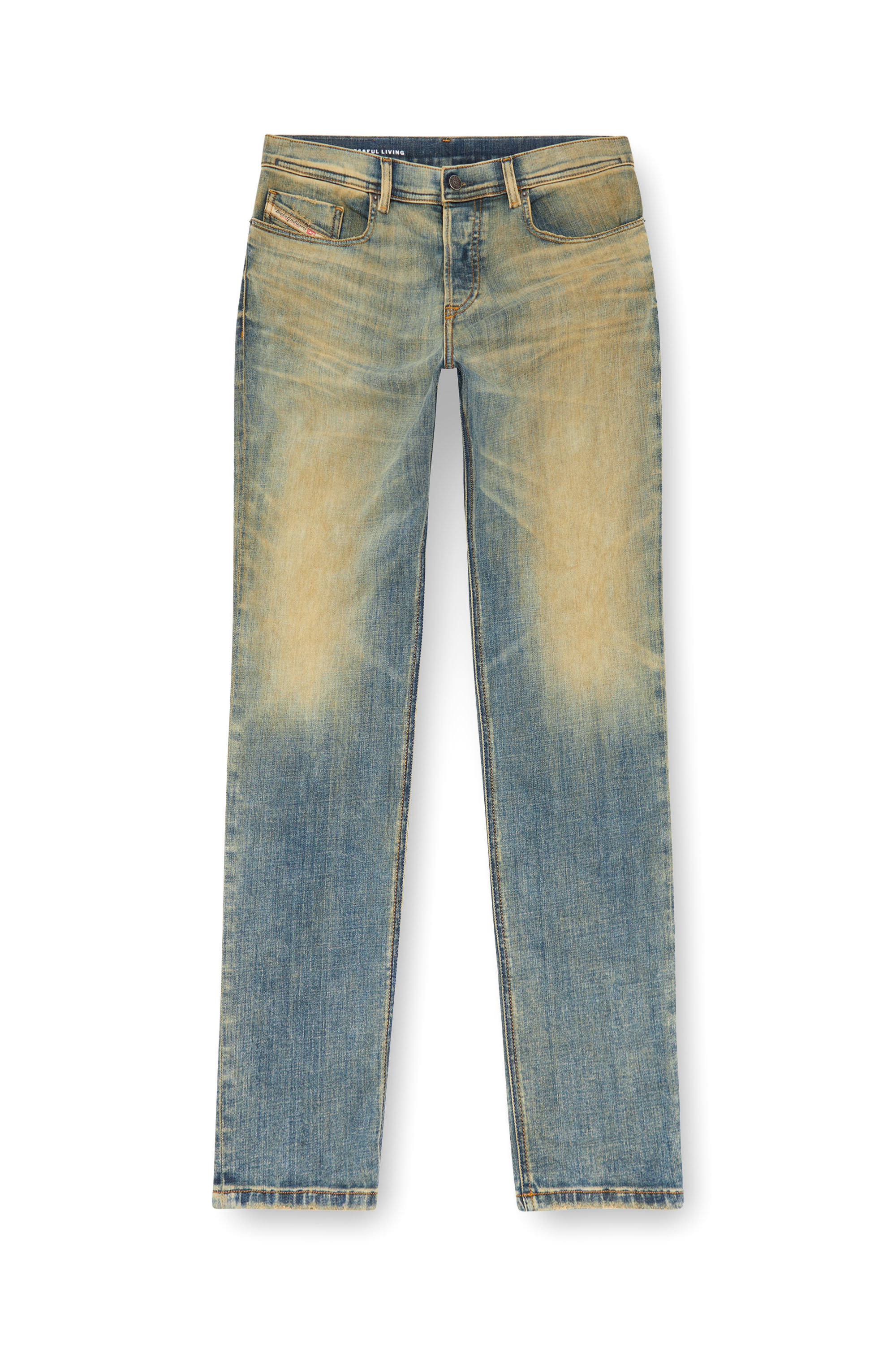 Diesel - Tapered Jeans 2023 D-Finitive 09J51, Hombre Tapered Jeans - 2023 D-Finitive in Azul marino - Image 3