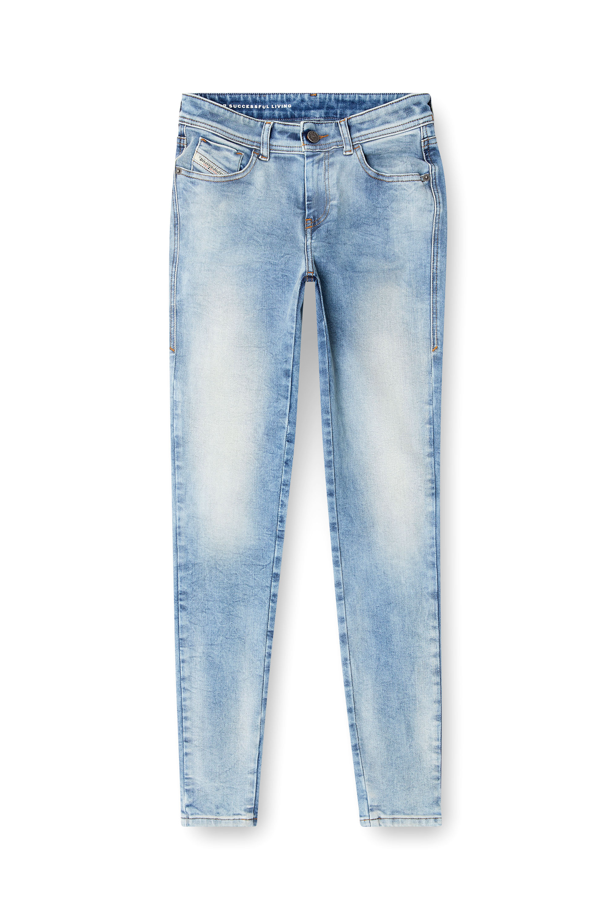 Diesel - Skinny Jeans 2017 Slandy 09K72 Mujer, Azul Claro - 3