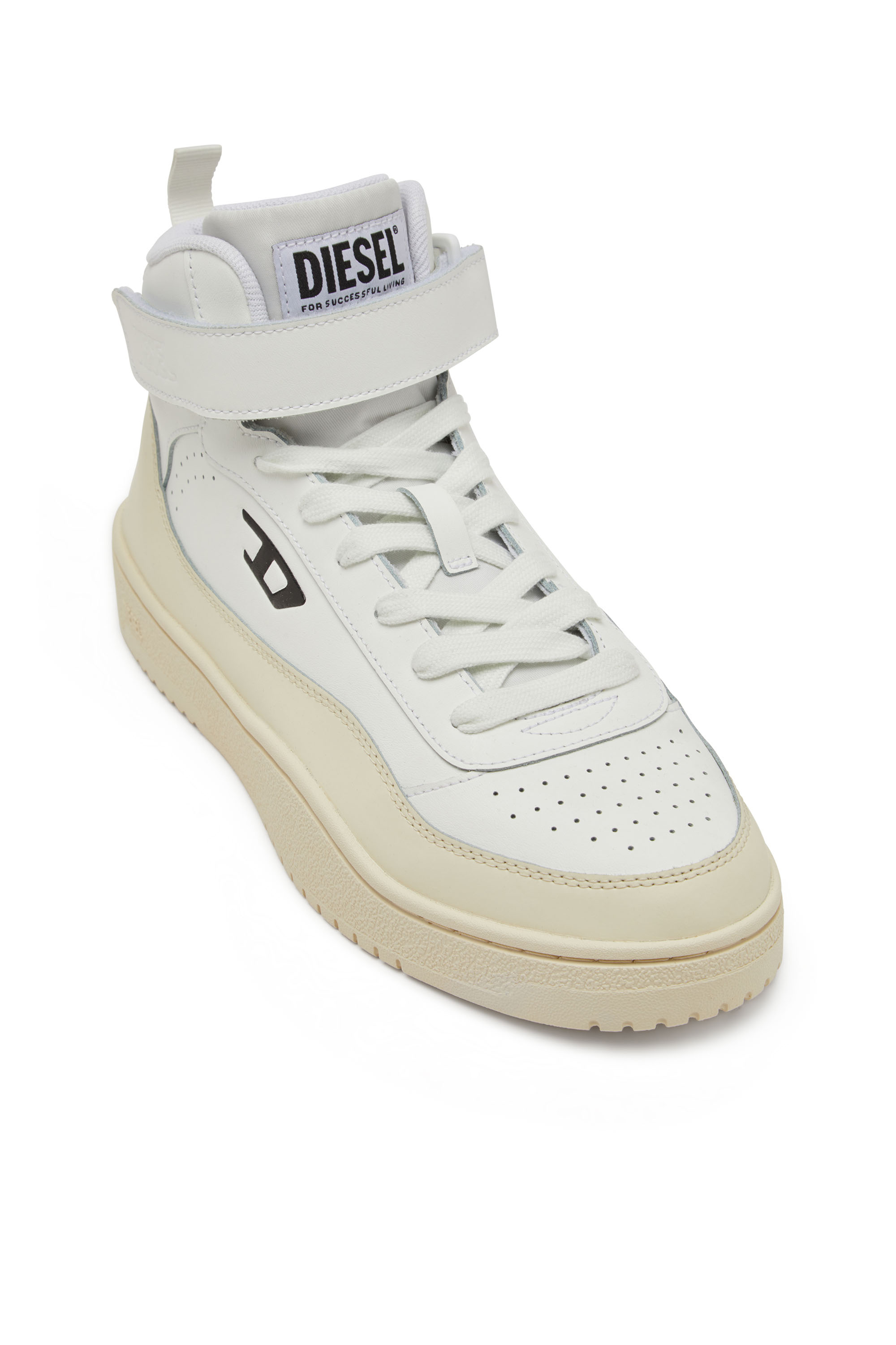 Diesel - S-TRACKER-D MID, Man's S-Tracker-D-Mid top sneaker in White - 4