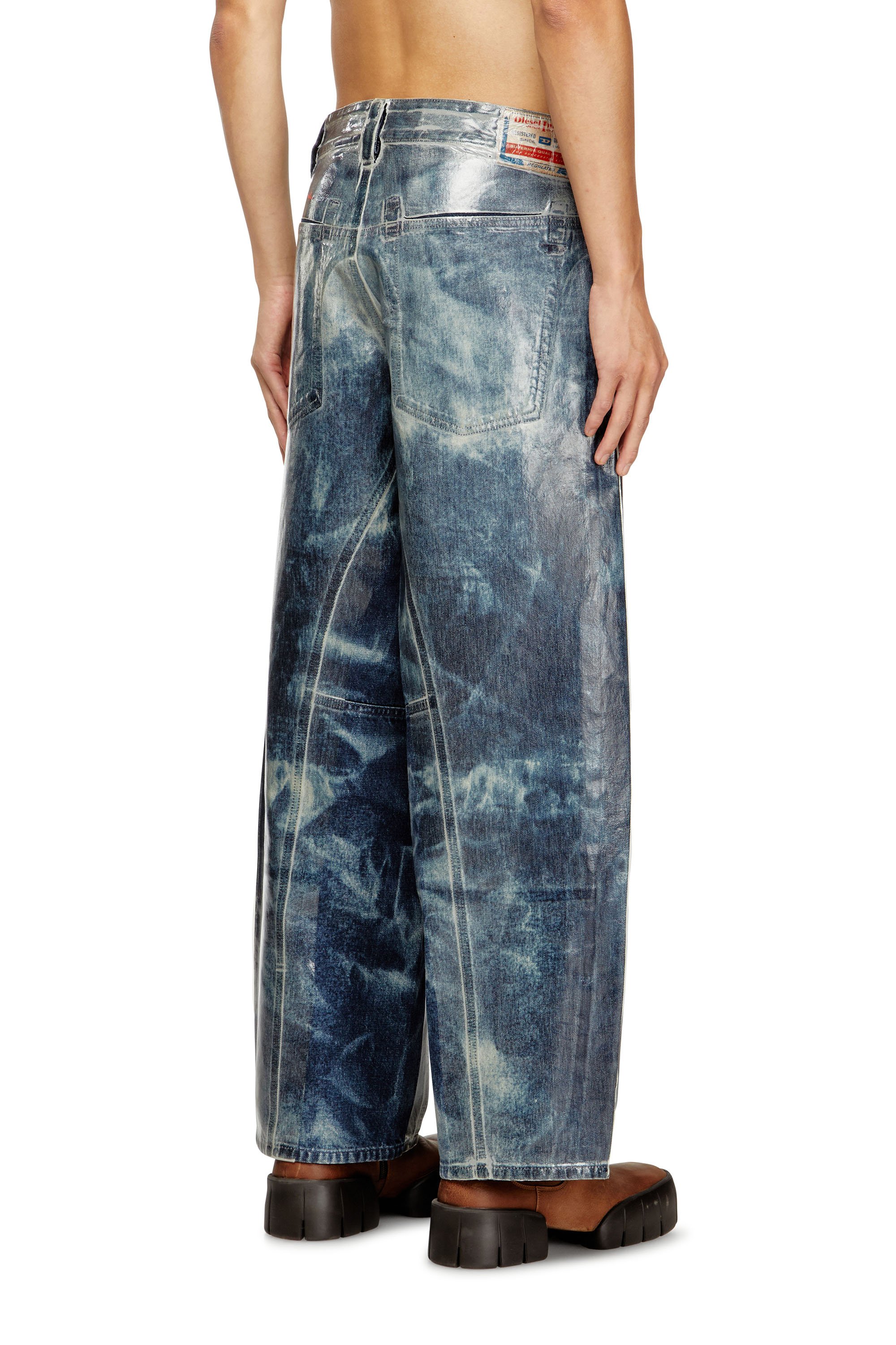 Diesel - Relaxed Jeans 1997 D-Enim-M 007CU Unisex, Azul Oscuro - 4