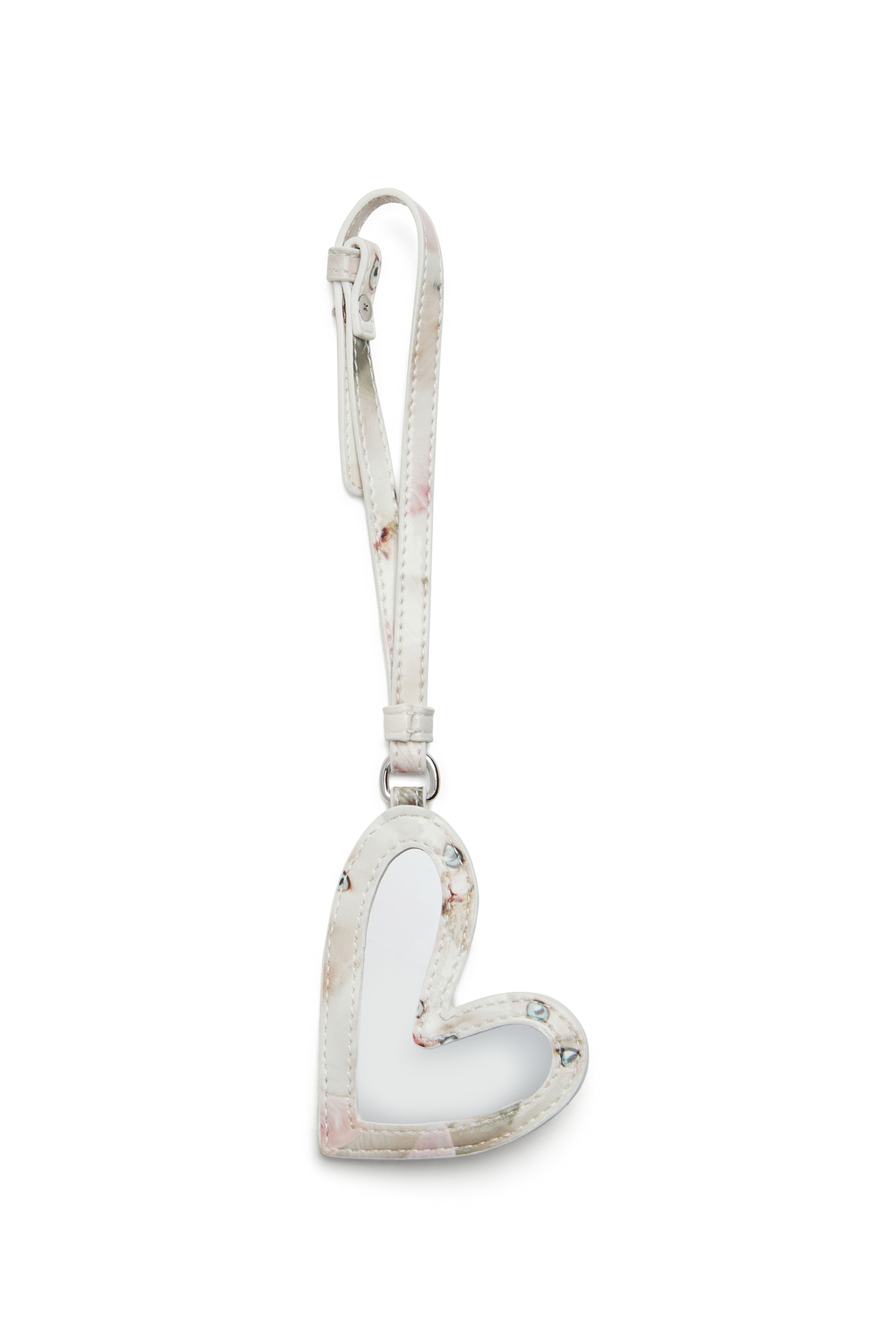 Diesel - PLAY MIRROR, Llaveros en forma de corazón Mujer in Blanco - 2