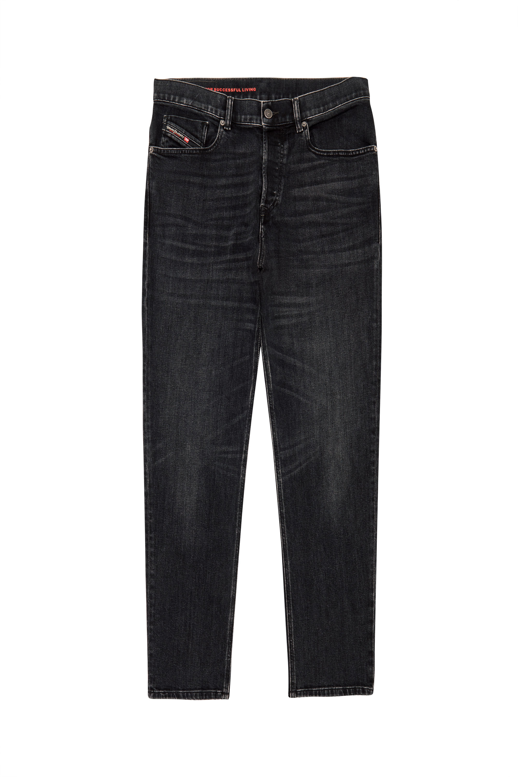 Diesel - 2005 D-FINING 09B83 Tapered Jeans, Negro/Gris oscuro - Image 1