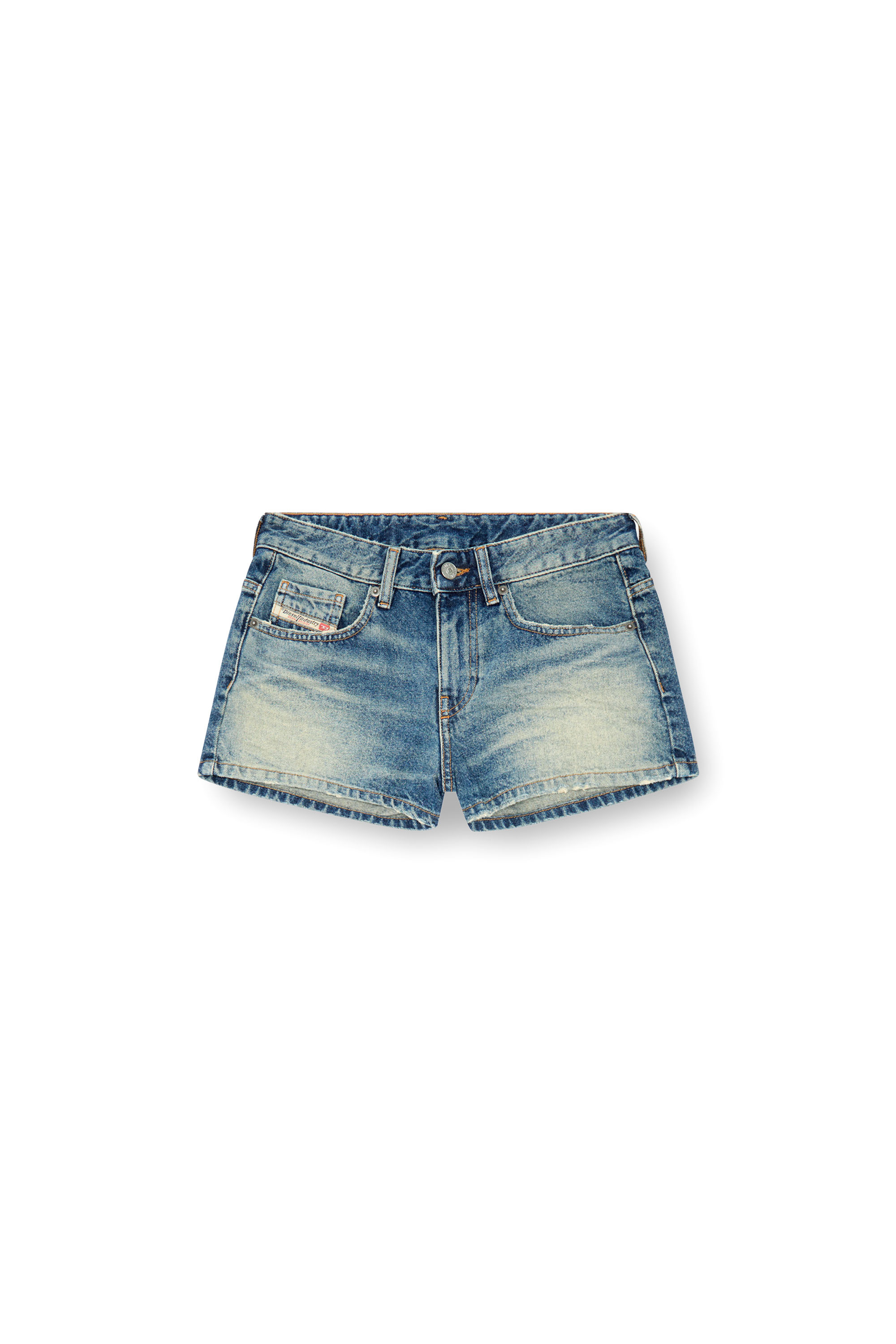 Diesel - DE-YUBA, Mujer Pantalones cortos en denim in Azul marino - Image 5