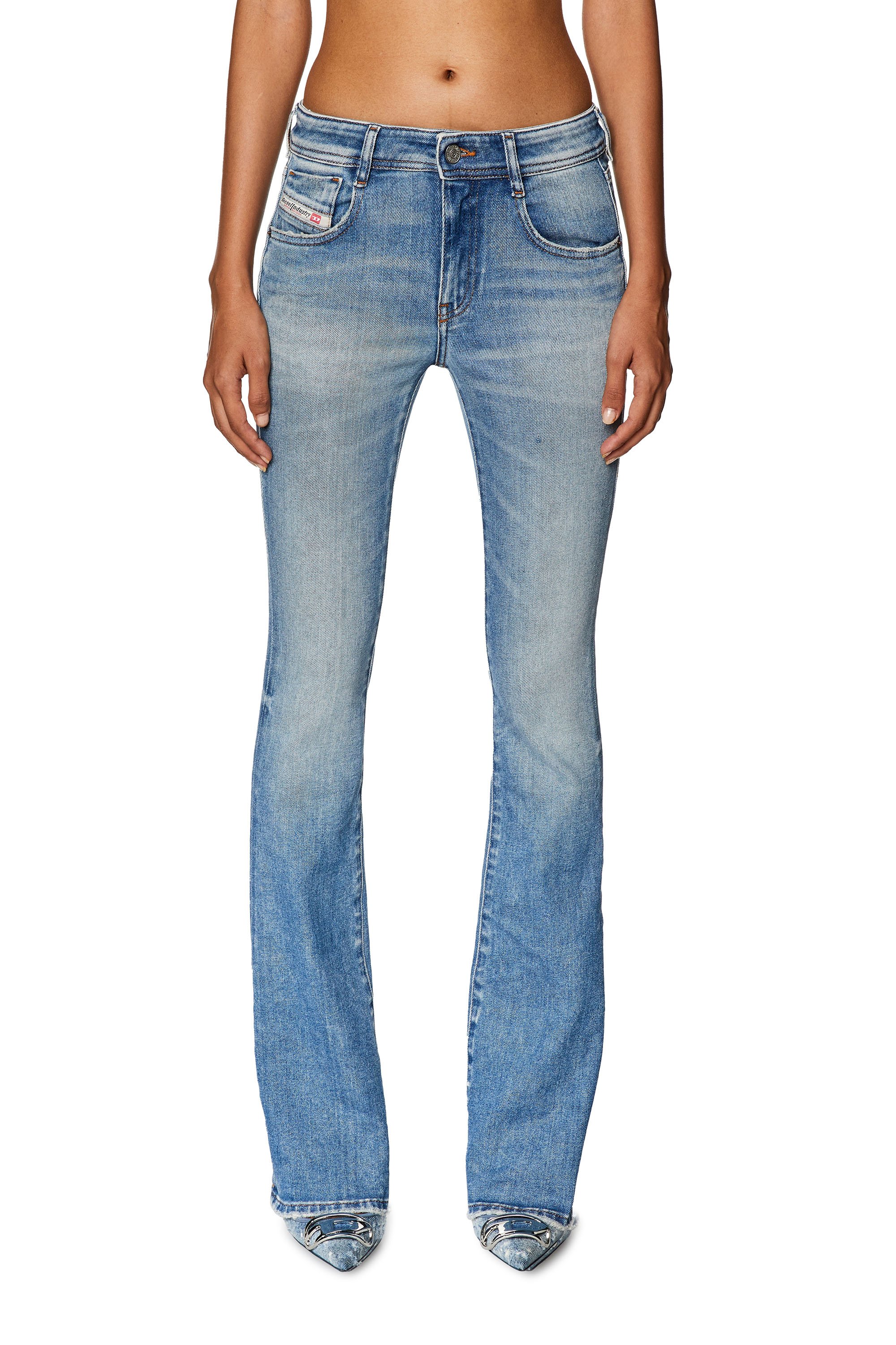 Diesel - Bootcut and Flare Jeans 1969 D-Ebbey 09G70, Azul Claro - Image 1