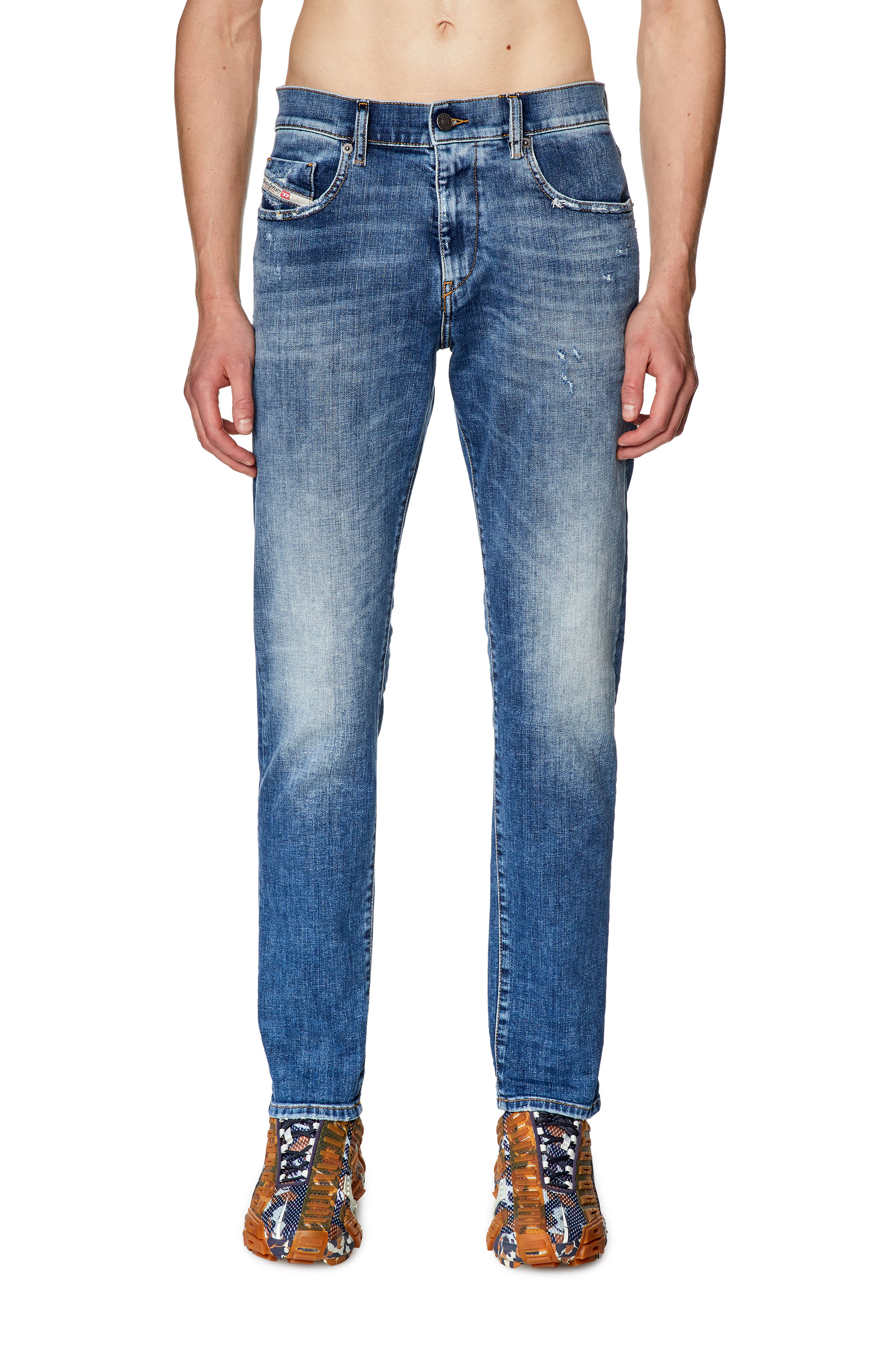 Diesel - Slim Jeans 2019 D-Strukt 09G32, Azul medio - Image 2