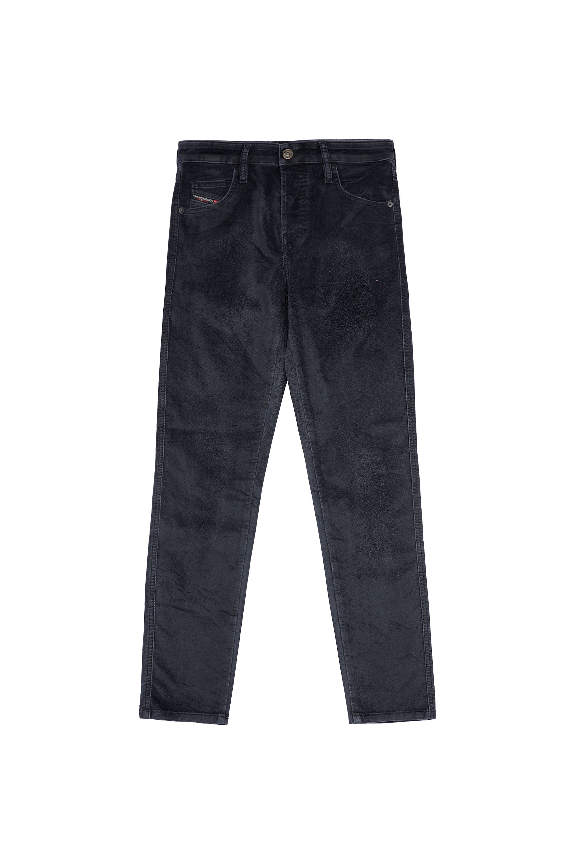 Diesel - 2015 BABHILA 069XI Skinny Jeans, Negro/Gris oscuro - Image 6