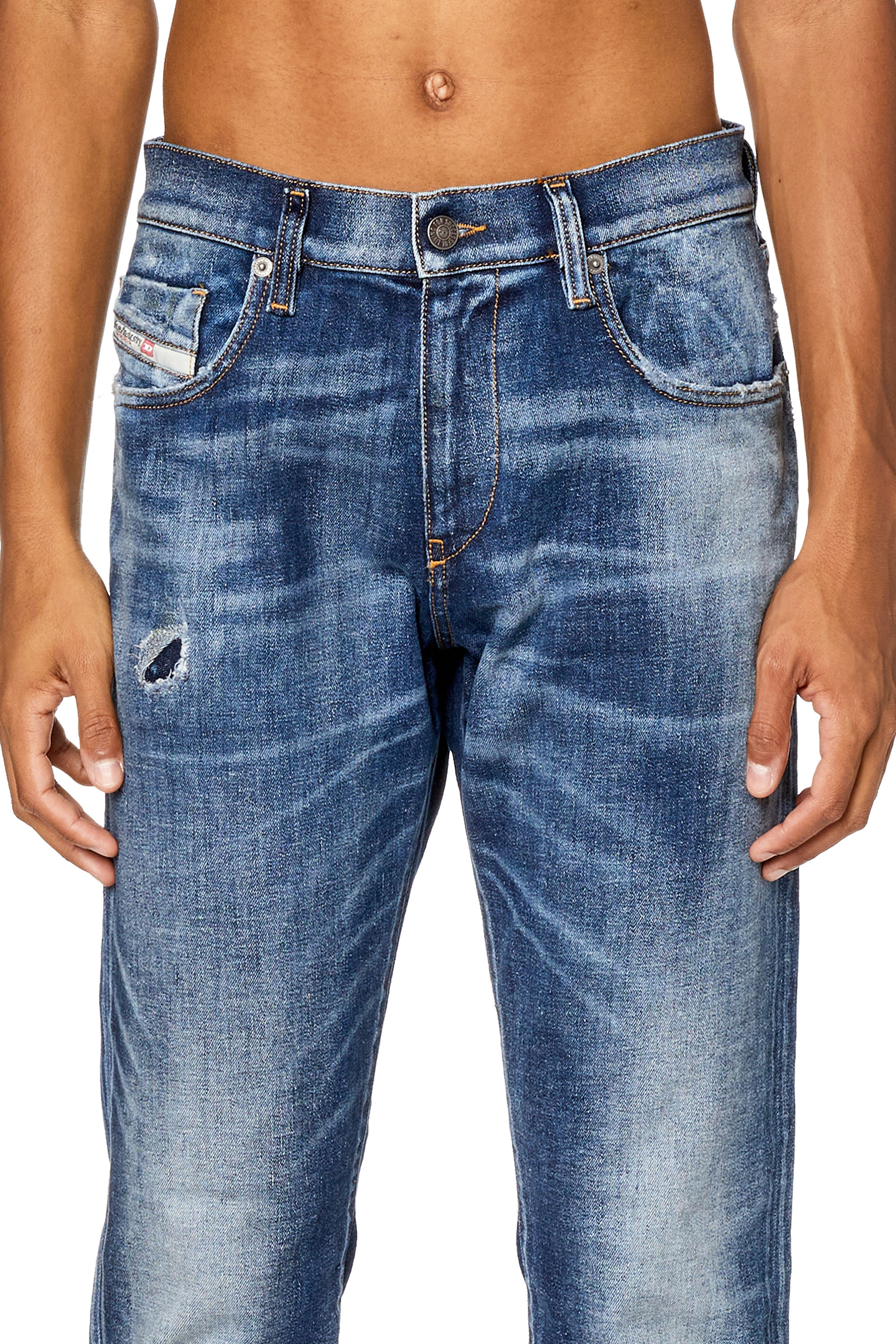 Diesel - Slim Jeans 2019 D-Strukt 09G89, Azul medio - Image 5