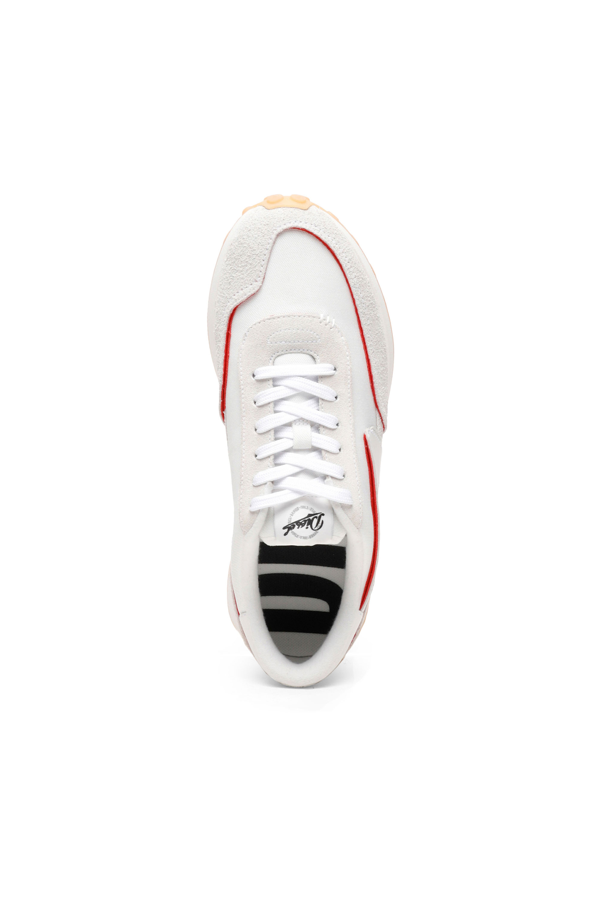 Diesel - S-RACER LC W SNEAKERS, White/Yellow - Image 4