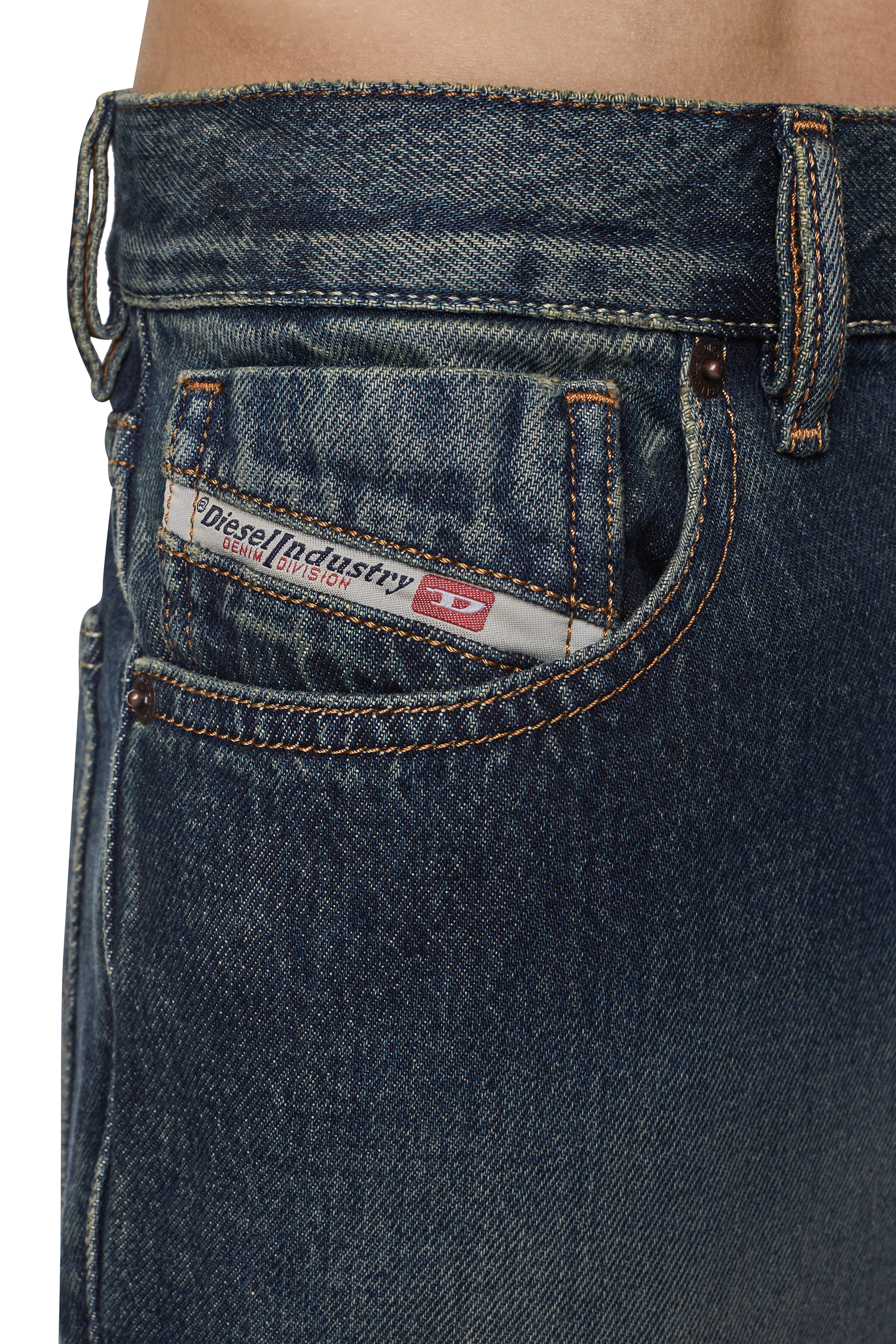 Diesel - 2010 D-Macs 09C04 Straight Jeans, Azul Oscuro - Image 3