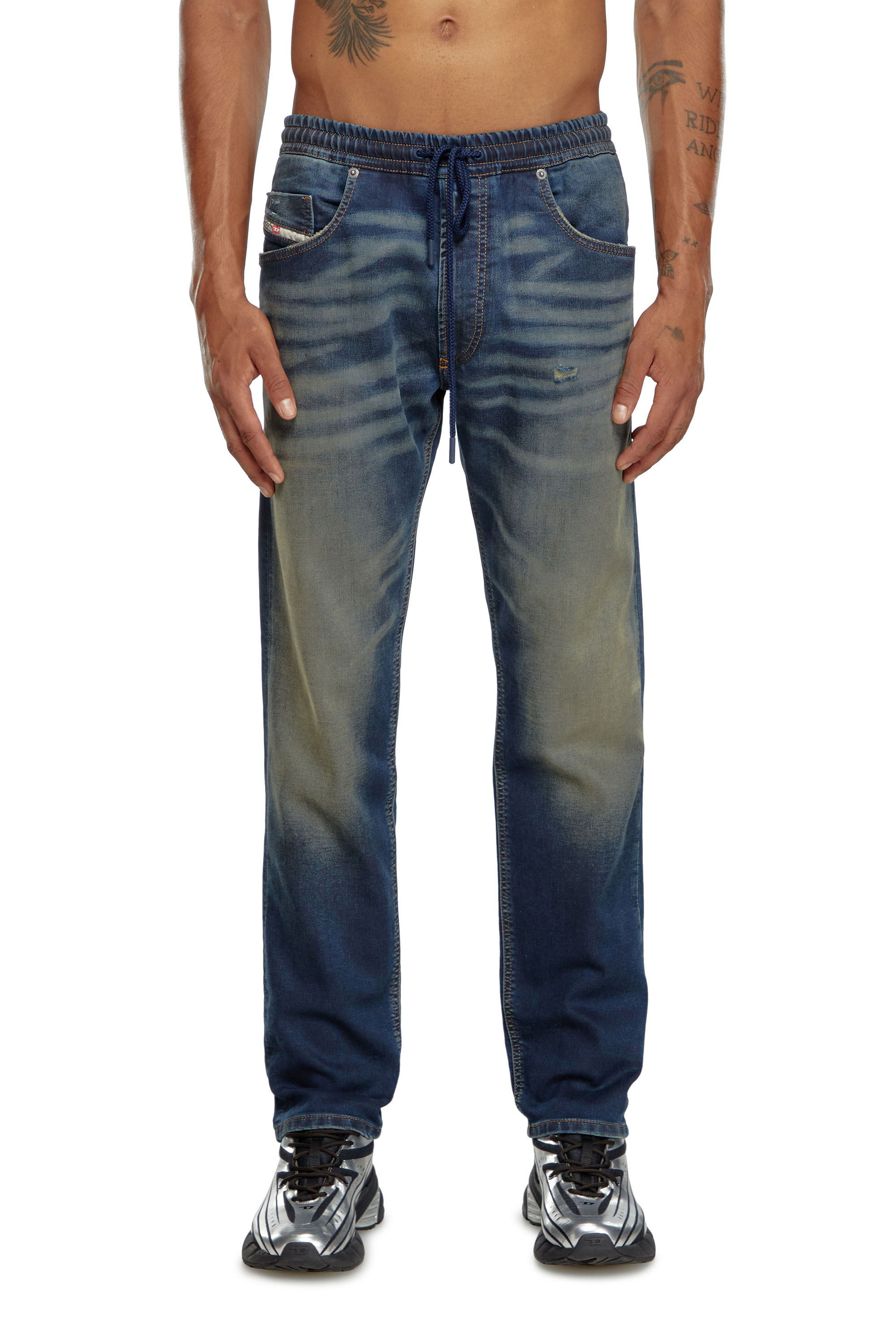 Diesel - Regular 2030 D-Krooley Joggjeans® 09J34 Hombre, Azul Oscuro - 2