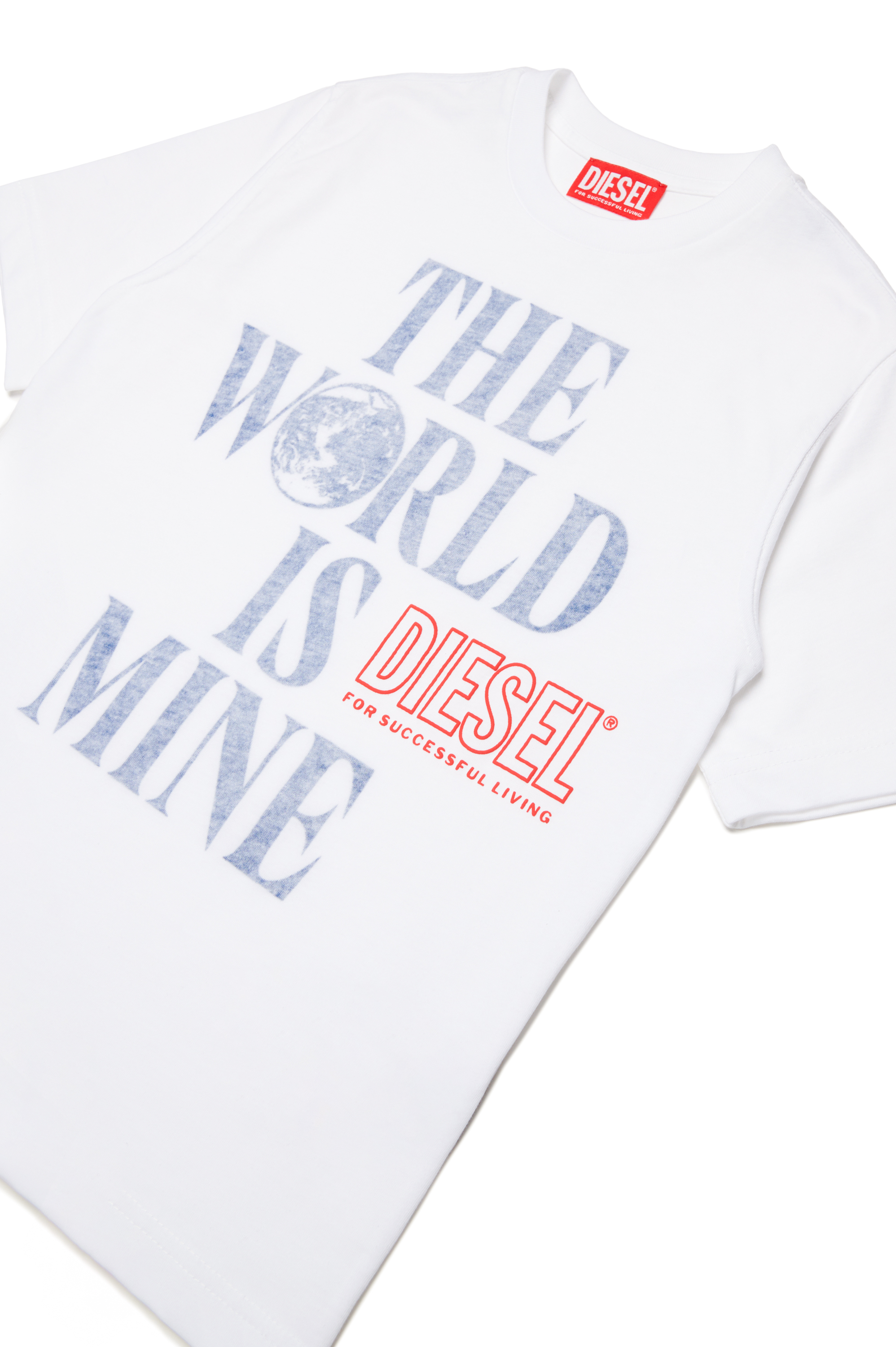 DIESELT-WASH-L9 The world is mine オーバーシルエット Tシャツ DIESELT-WASH-L9 The world is mine オーバーシルエット Tシャツ