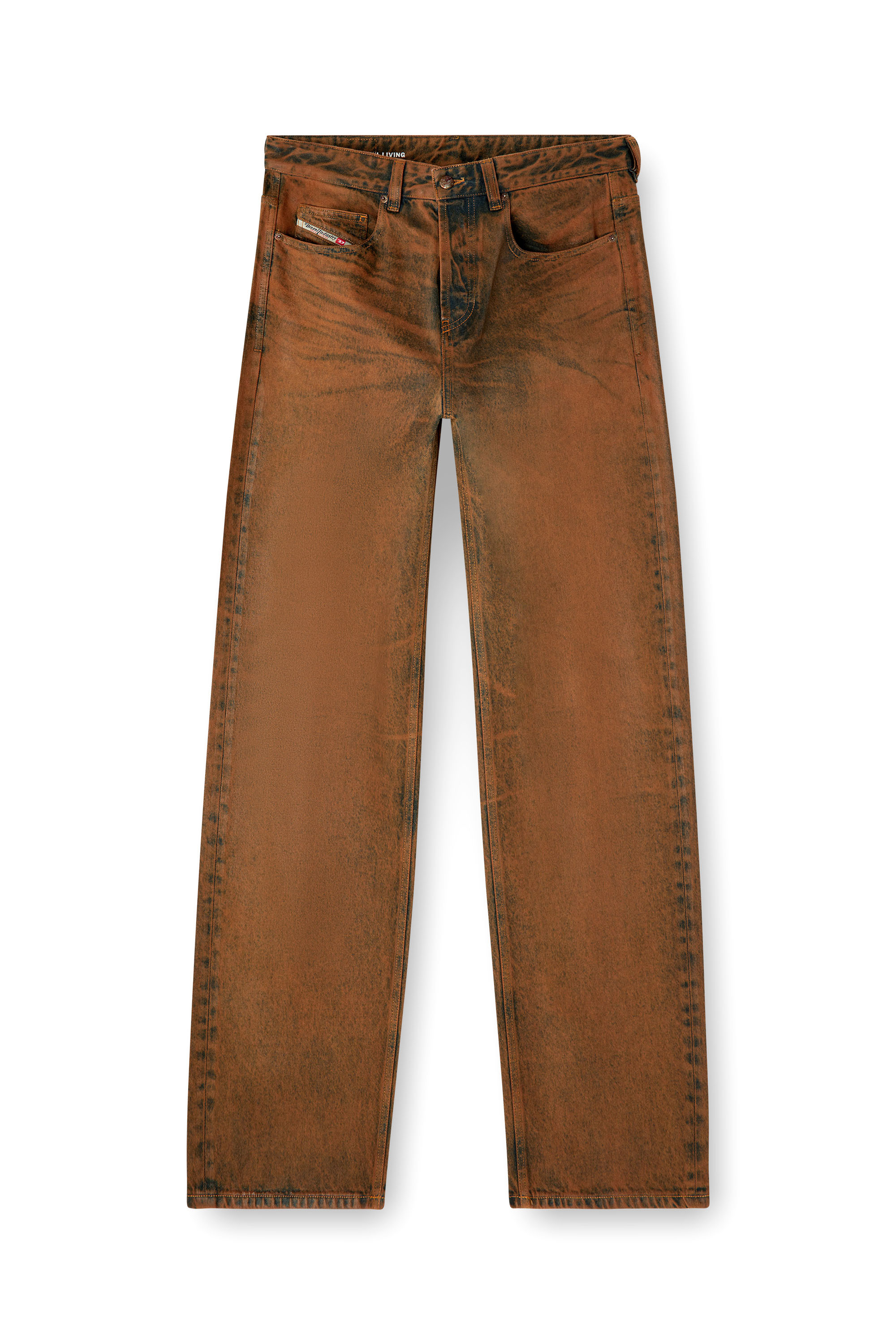 Diesel - Man's Relaxed Jeans 2001 D-Macro 09K82, Brown - 1