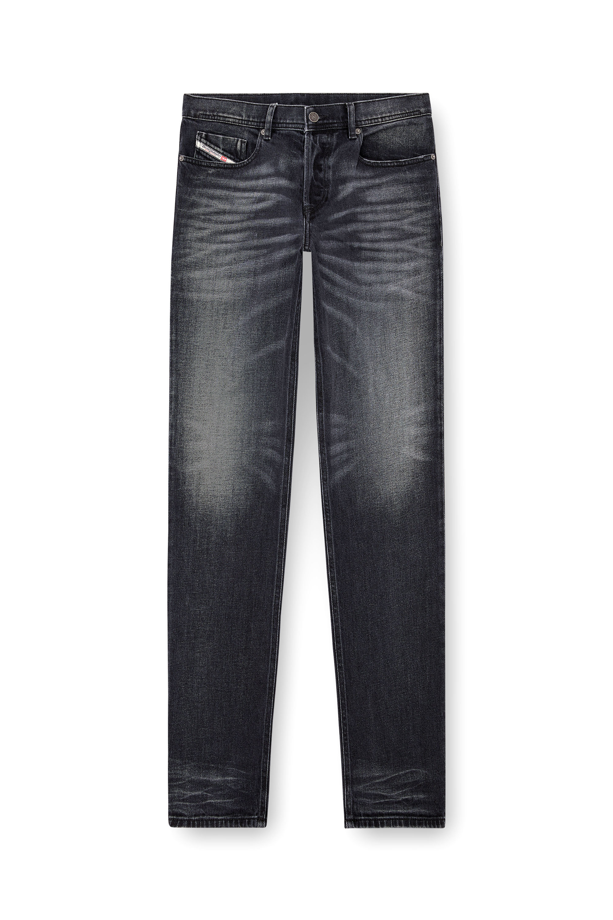 Diesel - Man Tapered Jeans 2023 D-Finitive 09J65, Black/Dark grey - Image 3